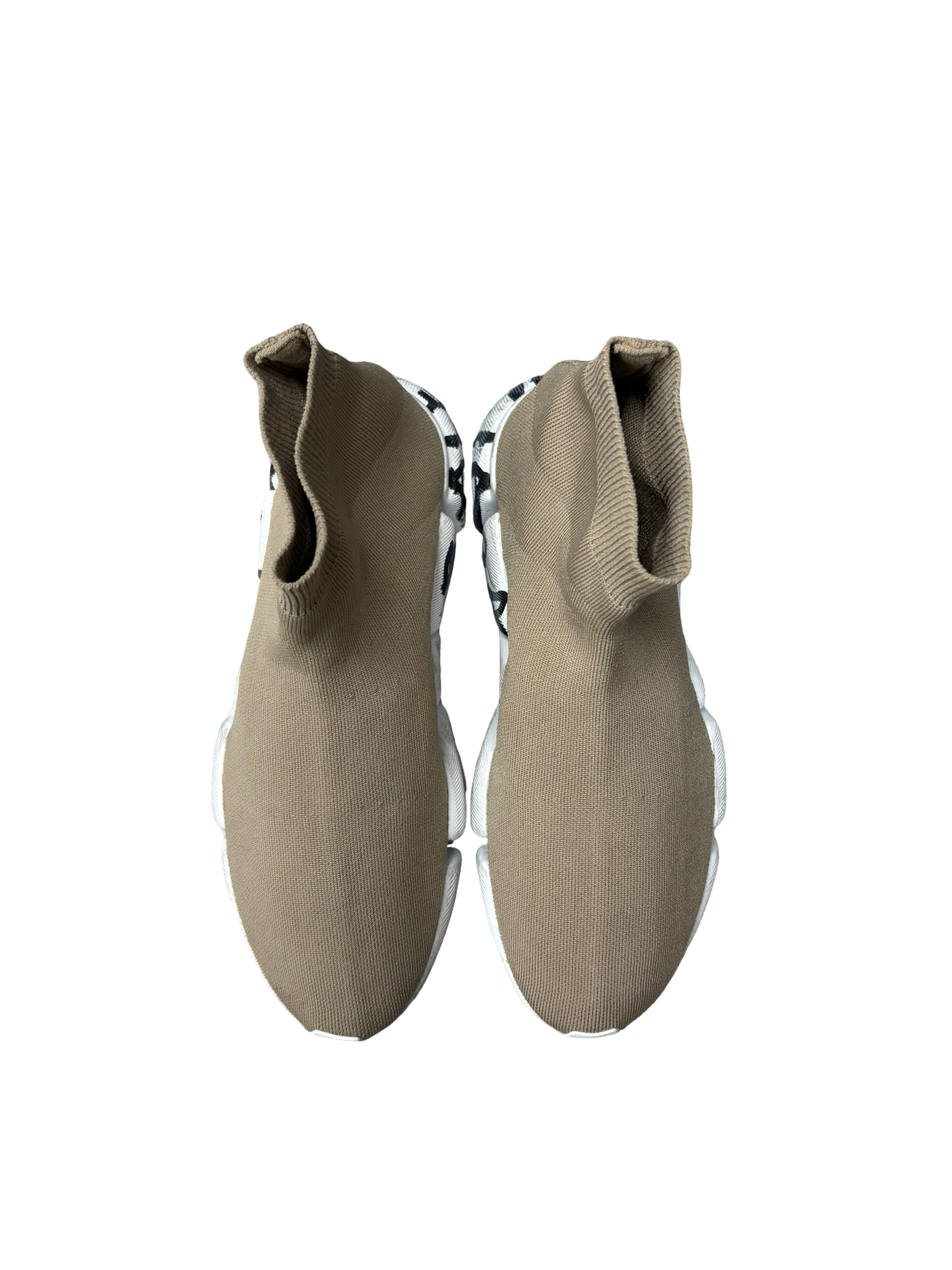 Balenciaga Speed 2.0 Graffiti Sneakers Beige