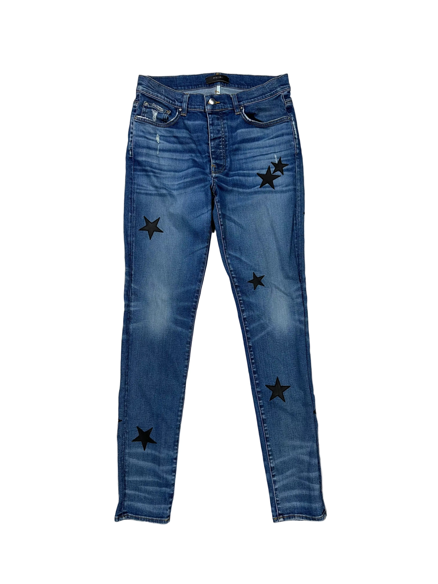 Amiri Star Patch Skinny Jeans