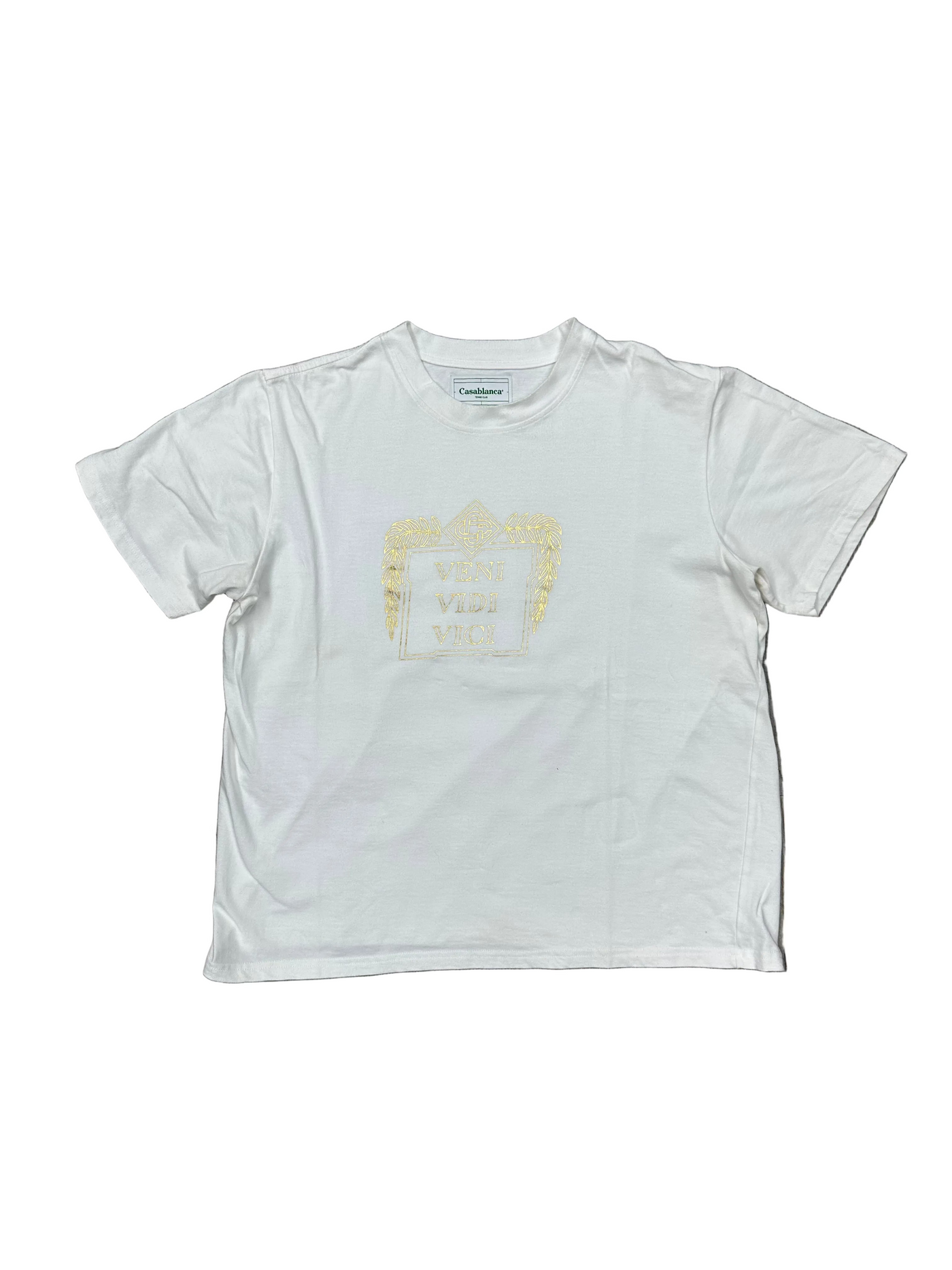 Casablanca Veni Vidi Vici T-Shirt White