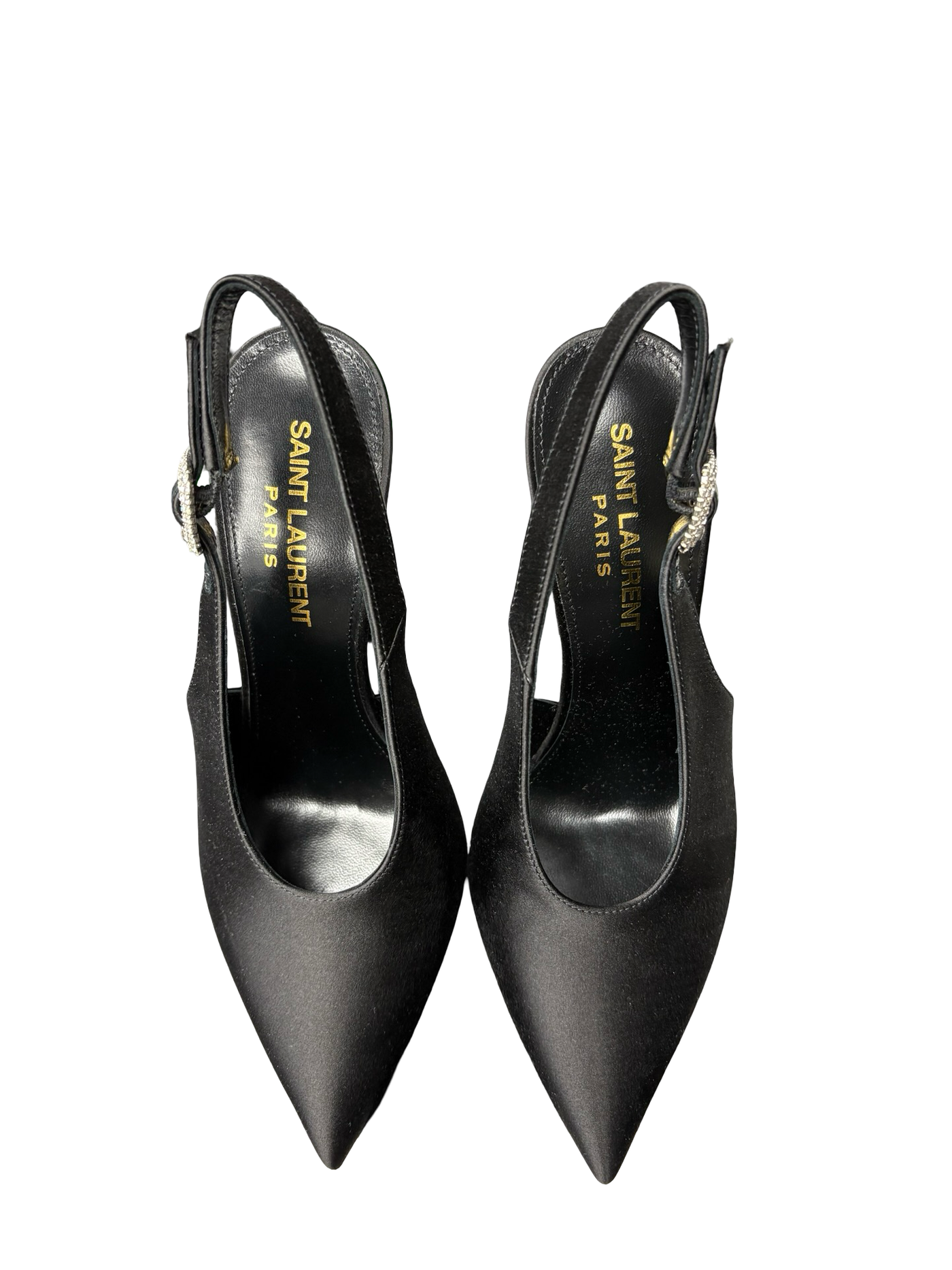 YSL Yasmeen Slingback Pumps Black