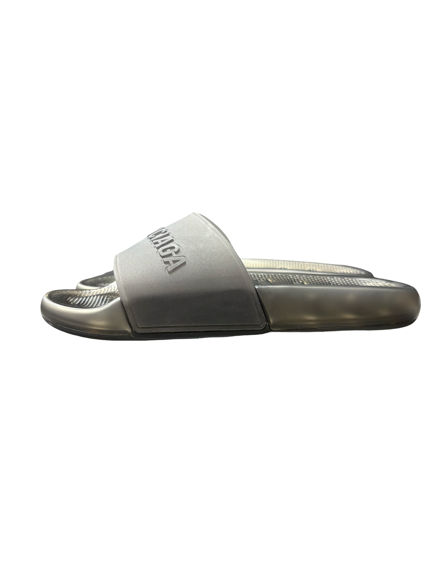 Balenciaga Men's Pool Slide Sandals Black