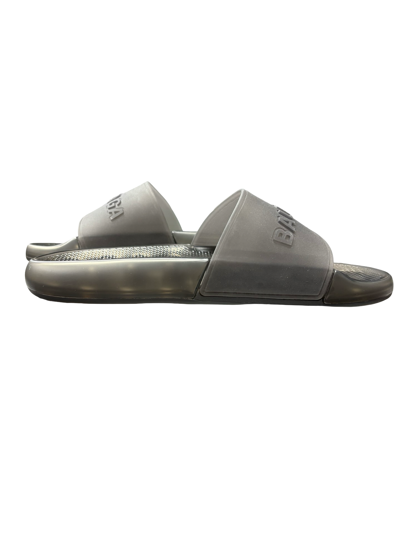 Balenciaga Men's Pool Slide Sandals Black