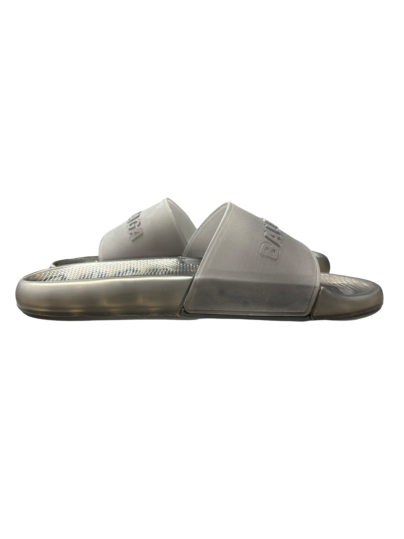 Balenciaga Men's Pool Slide Sandals Black
