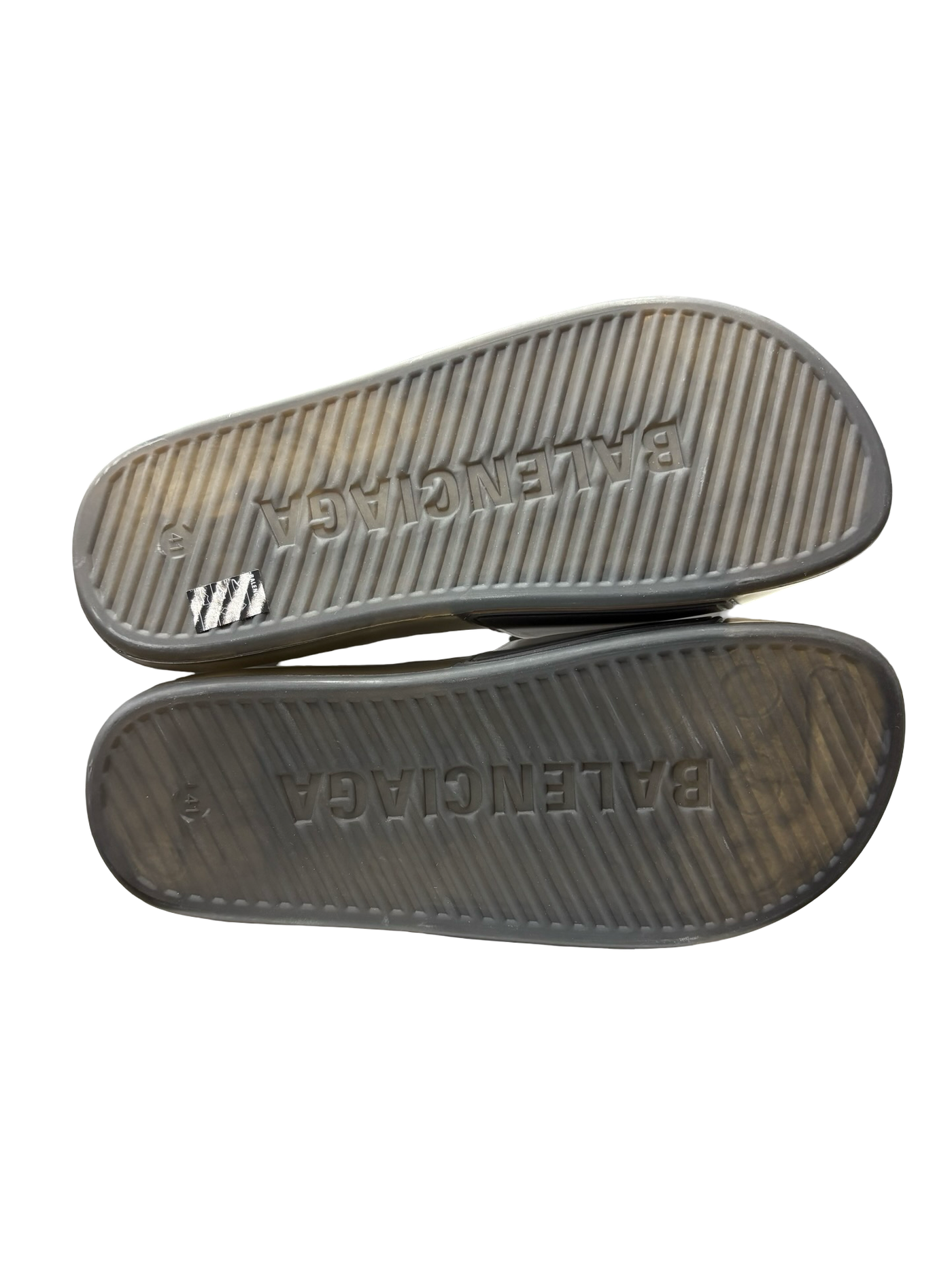 Balenciaga Men's Pool Slide Sandals Black