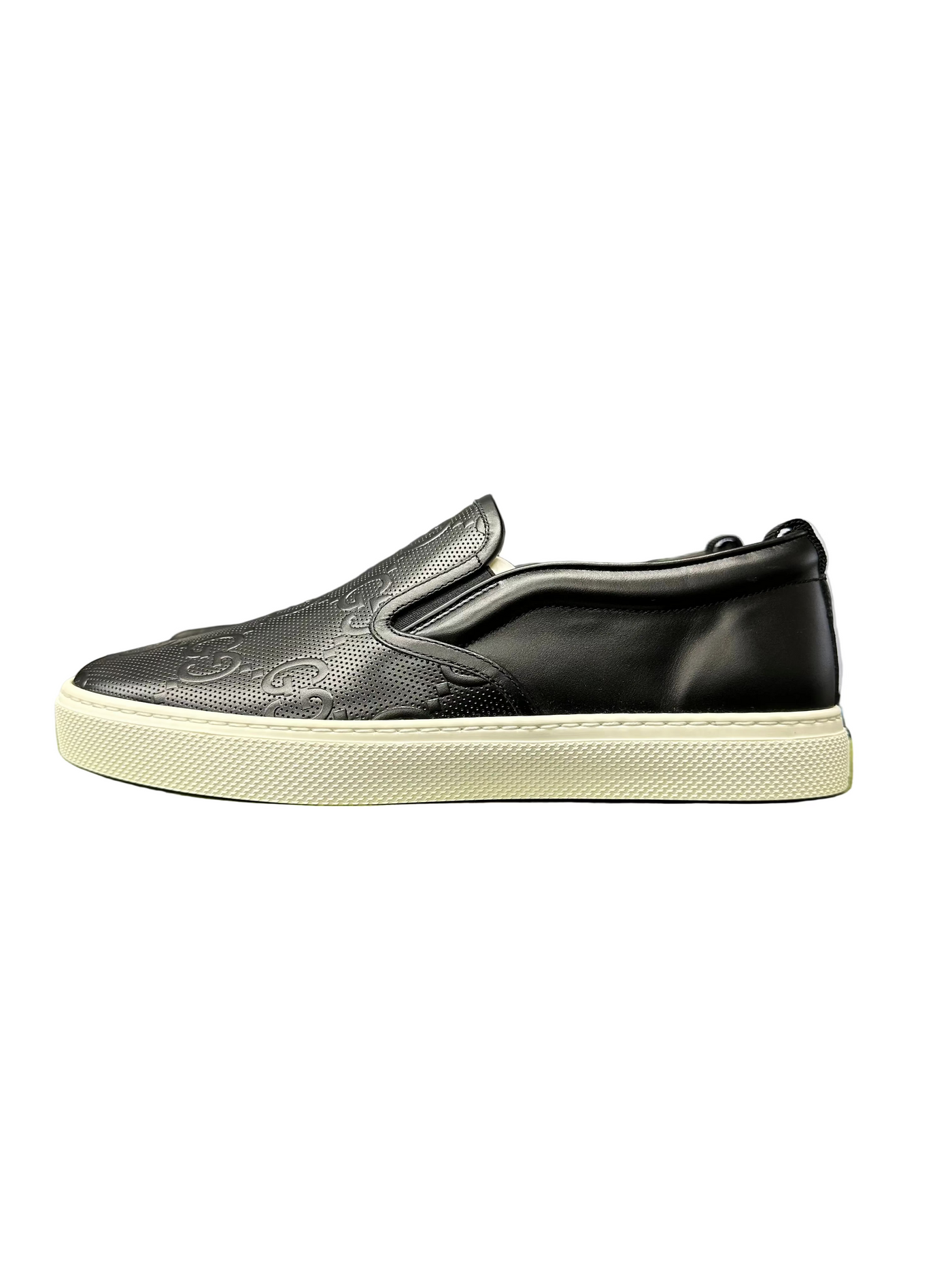 Gucci GG Emobossed Leather Slip-On