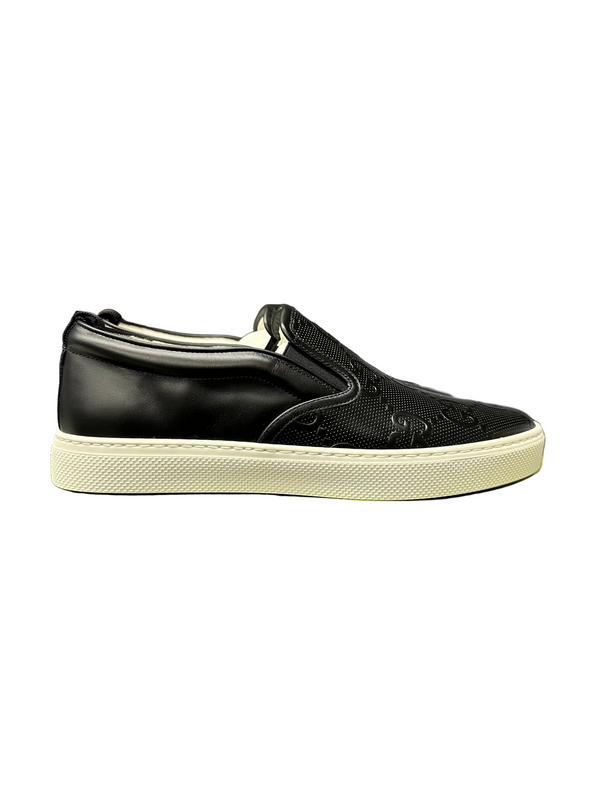 Gucci GG Emobossed Leather Slip-On