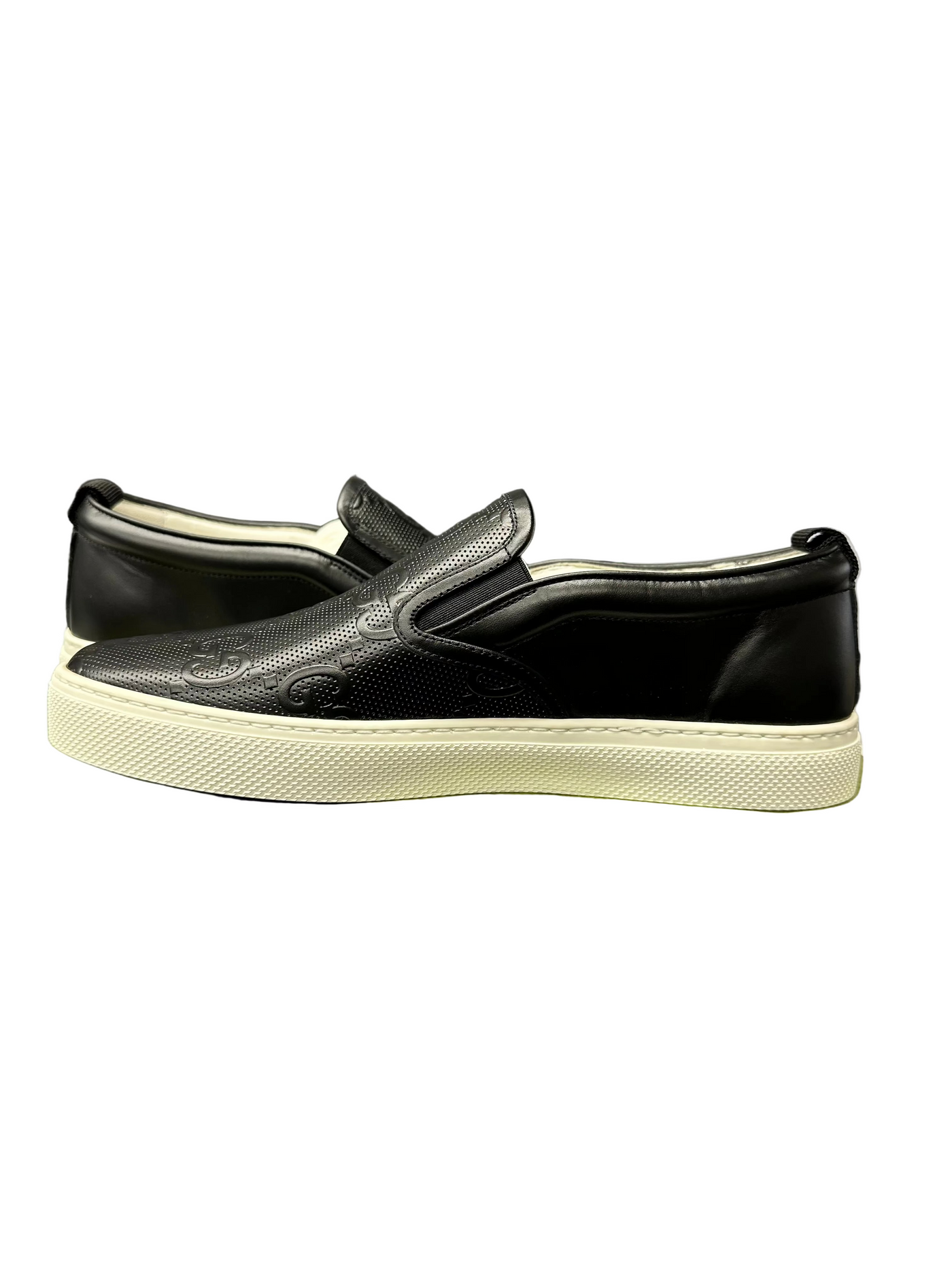 Gucci GG Emobossed Leather Slip-On