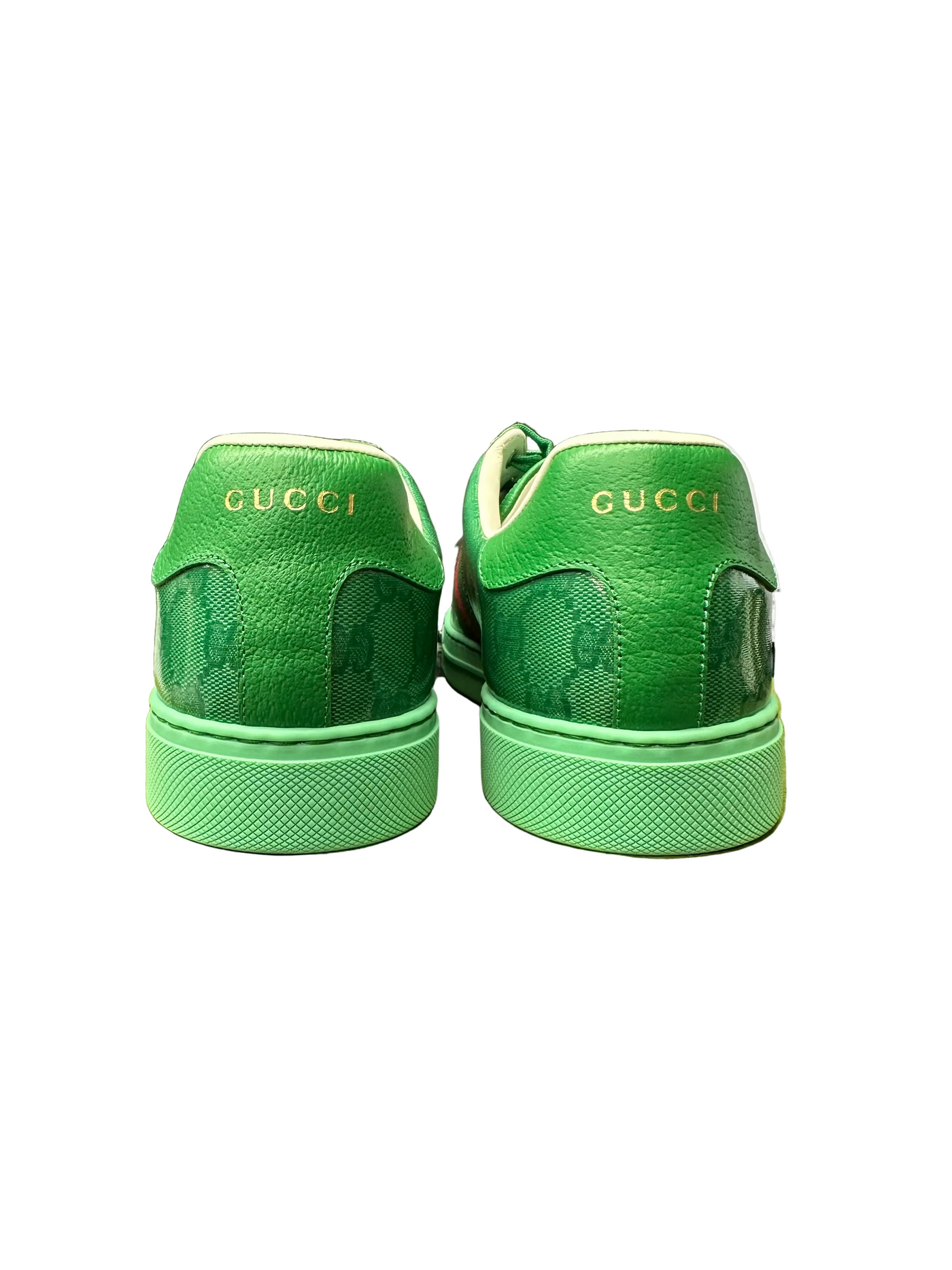 Gucci Ace GG Crystal Canvas Green