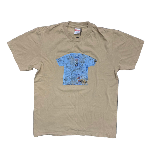 Supreme 30th Anniversary First Tee Khaki