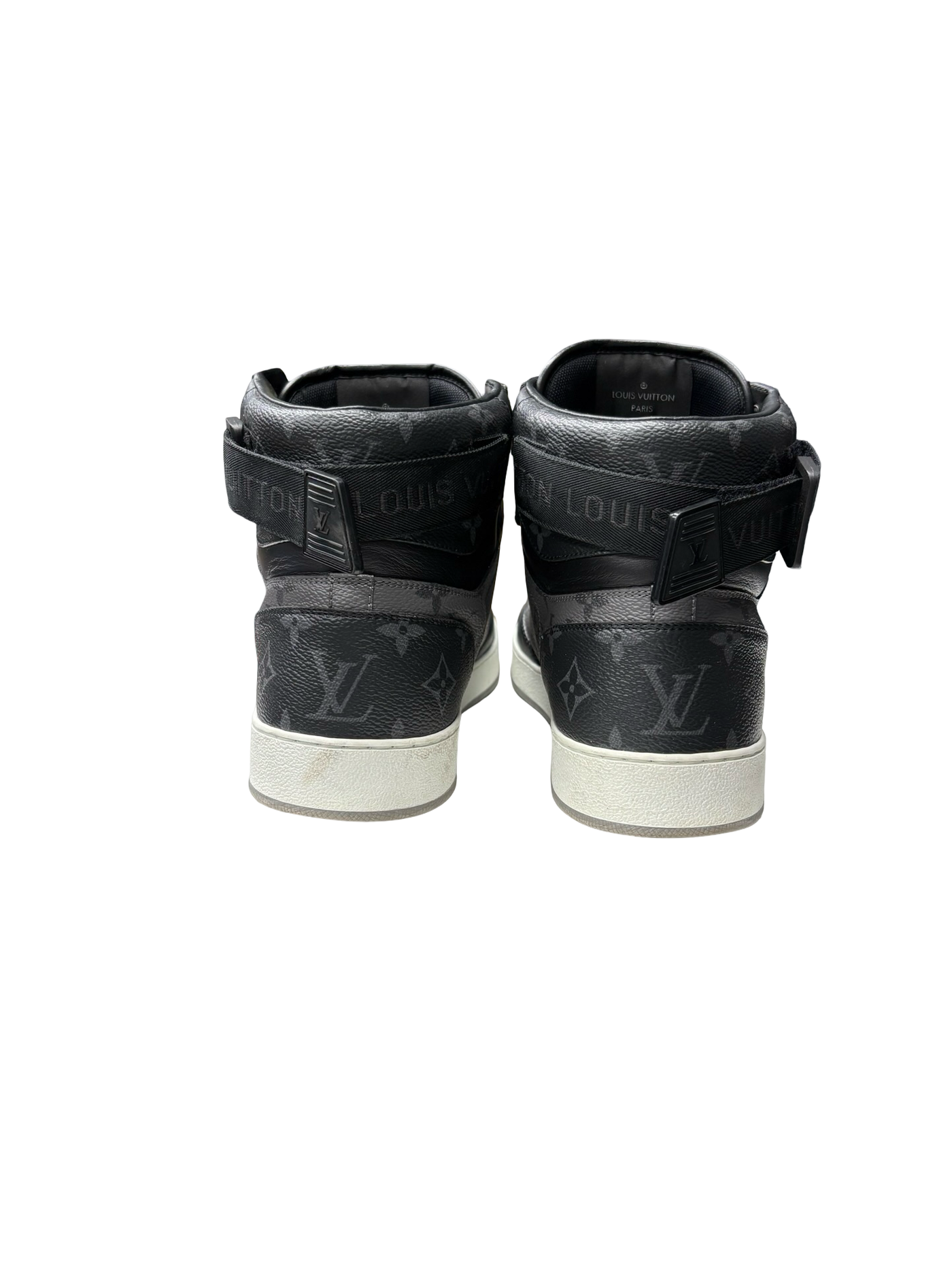 LV Rivoli High Top Sneakers Grey Black