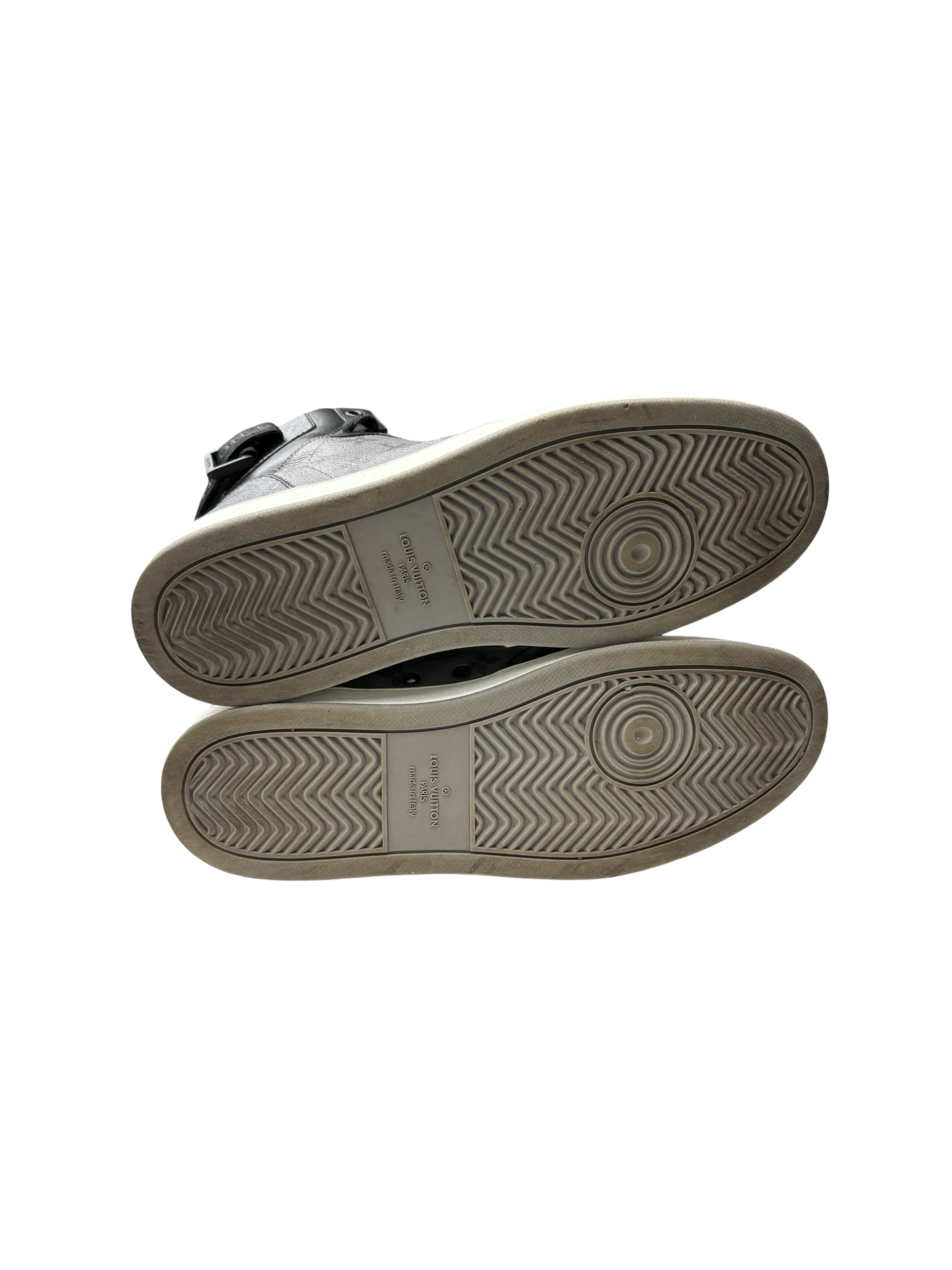LV Rivoli High Top Sneakers Grey Black