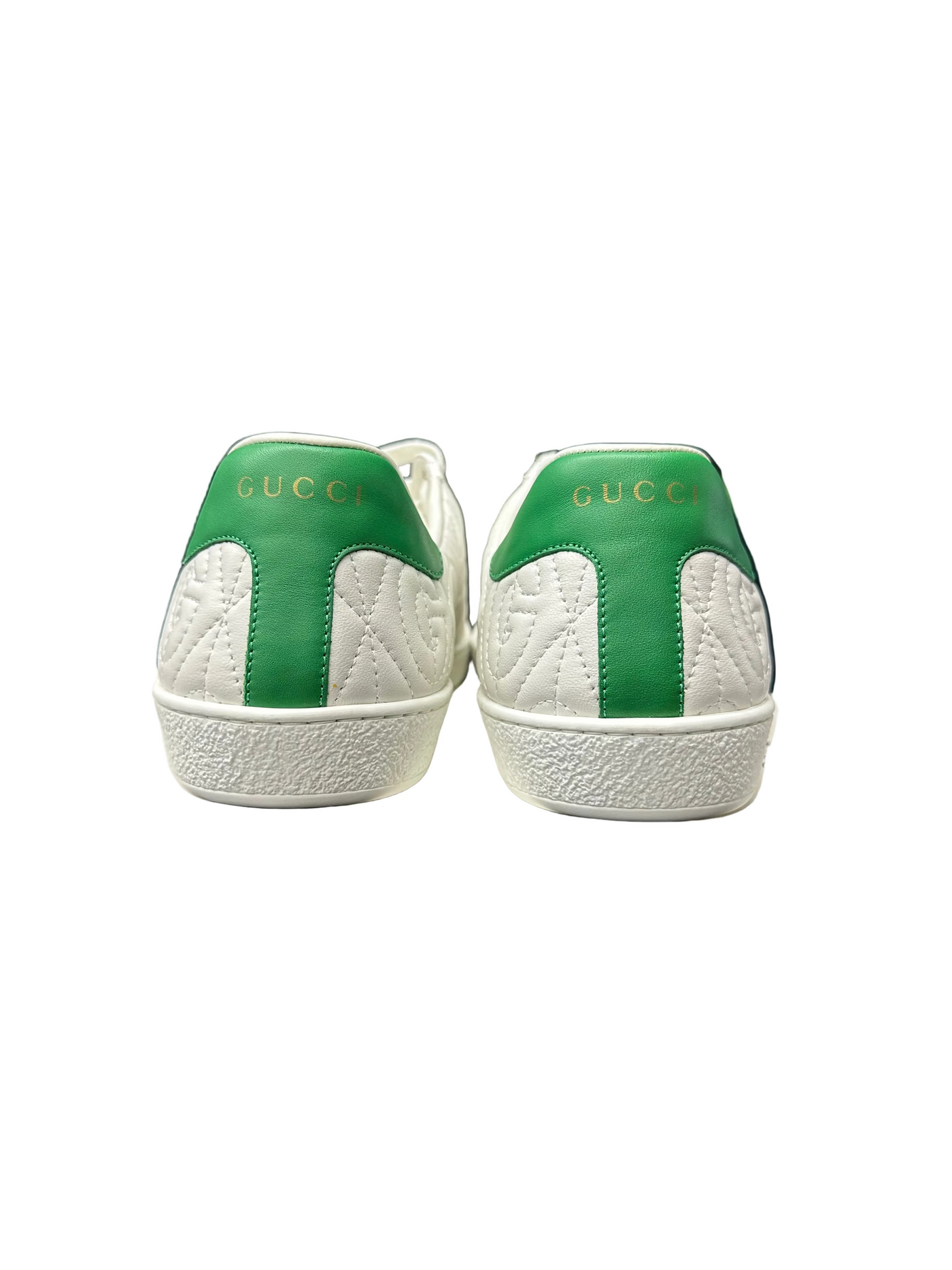 Gucci Ace G Rhombus Leather White