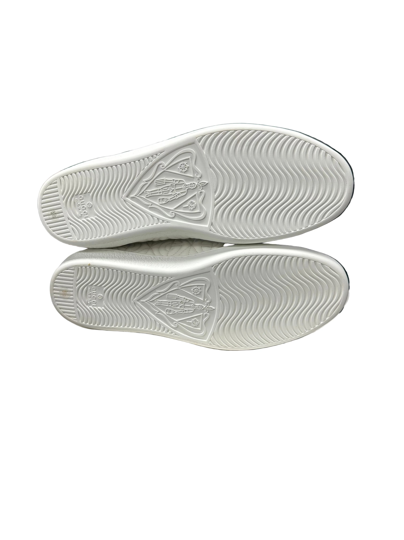 Gucci Ace G Rhombus Leather White