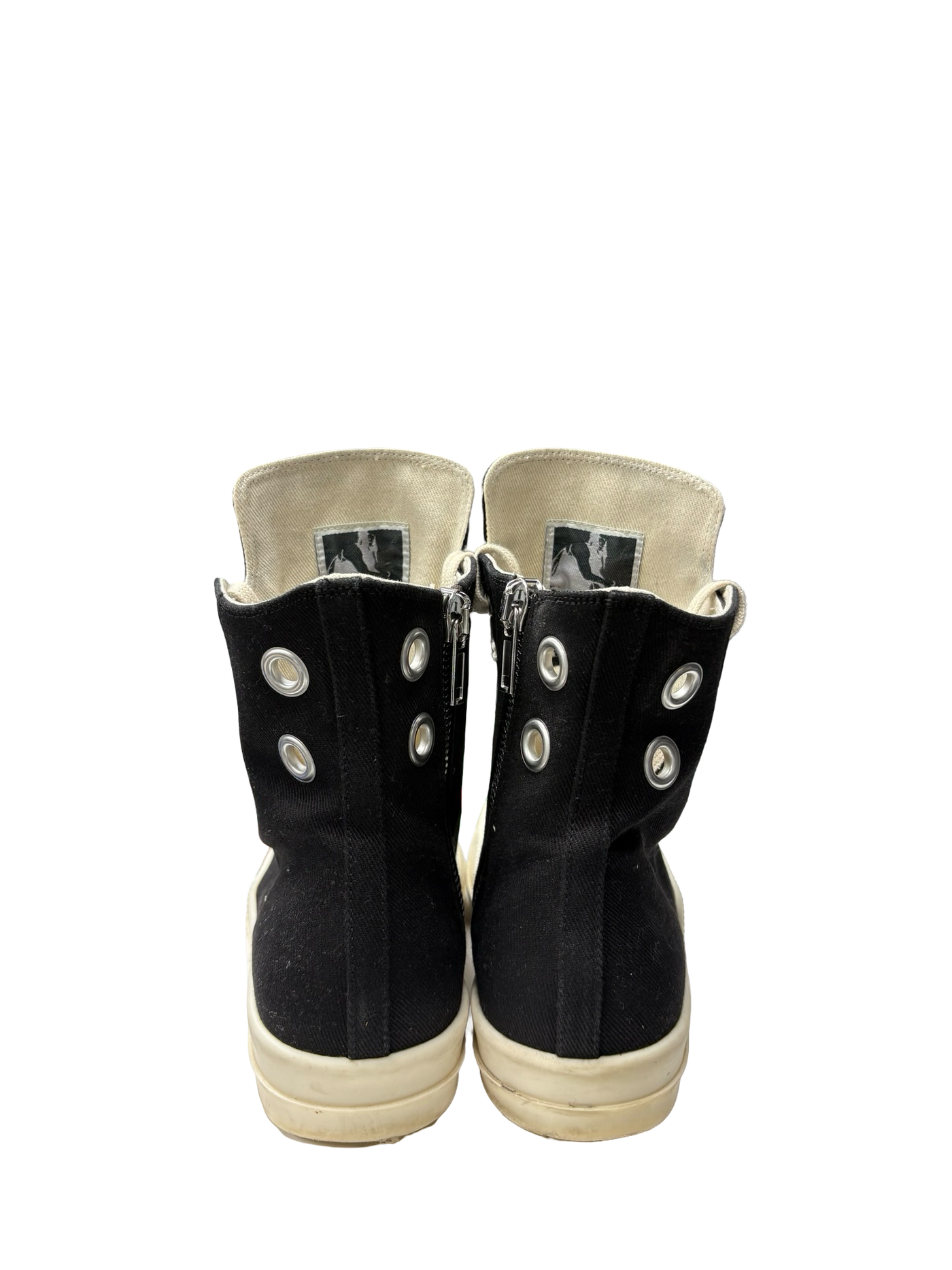 Rick Owens DRKSHDW Ramones High Top Sneakers Black