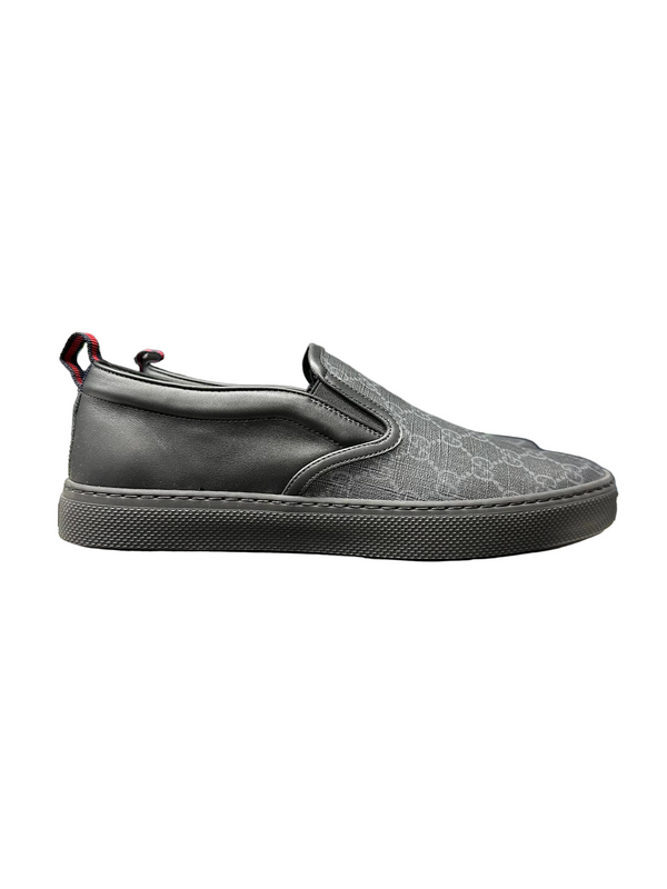 Gucci GG Supreme Slip-On Black