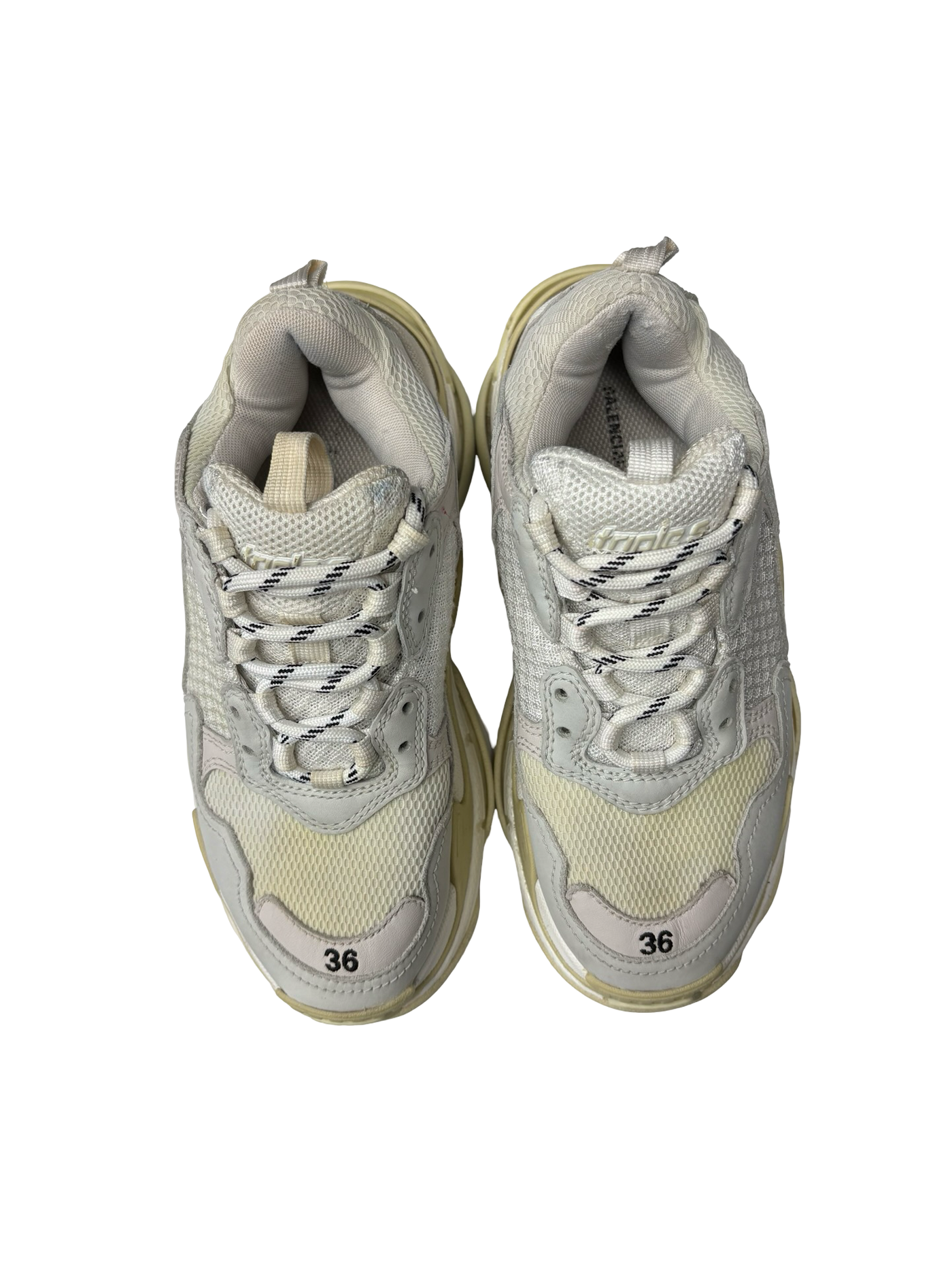 Balenciaga Triple S Sneakers White Cream
