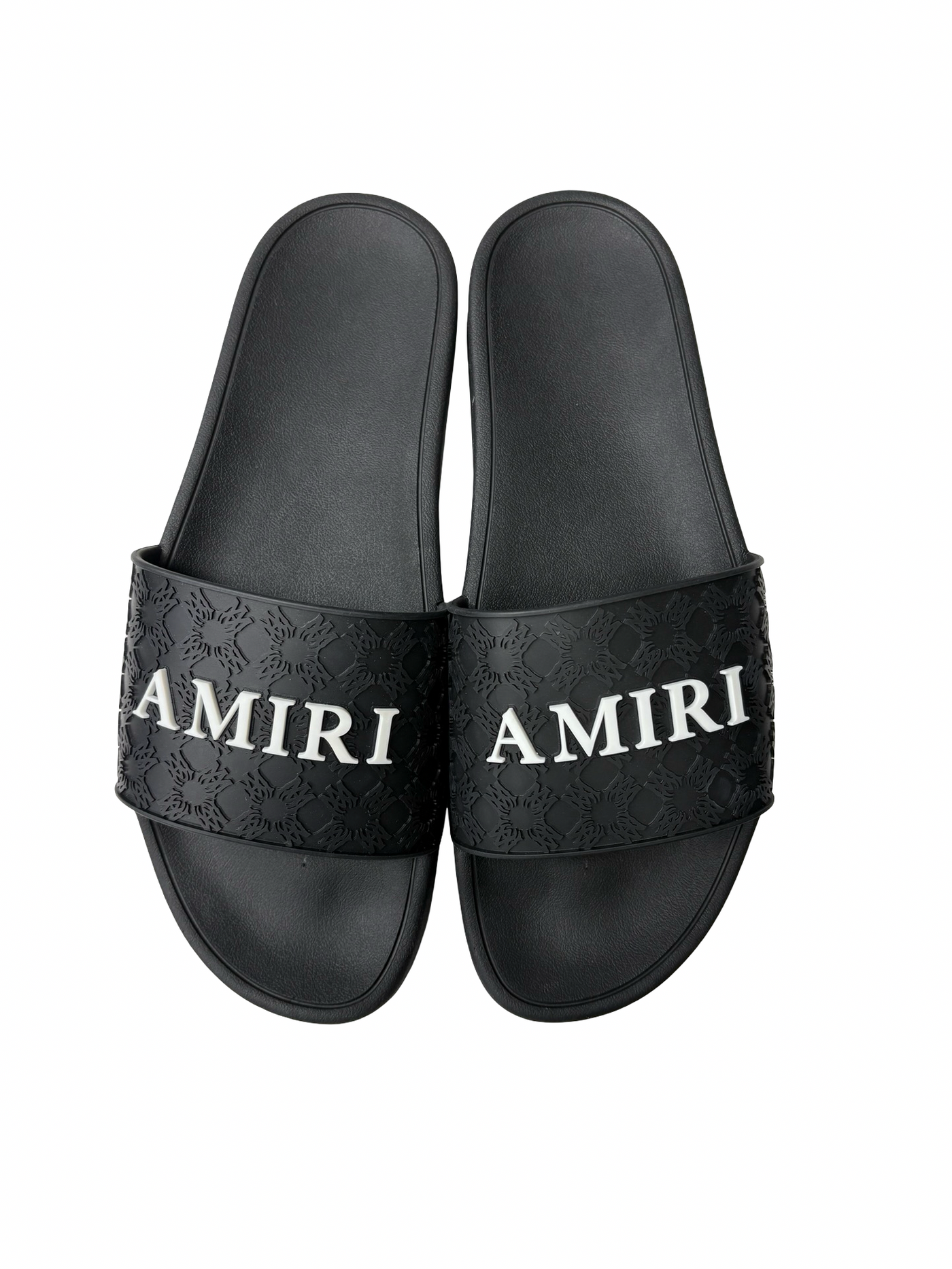 Amiri MA Quad Pool Slides Black
