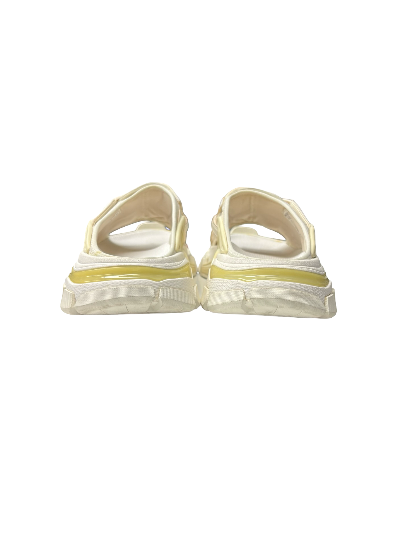 Balenciaga Track Slides White