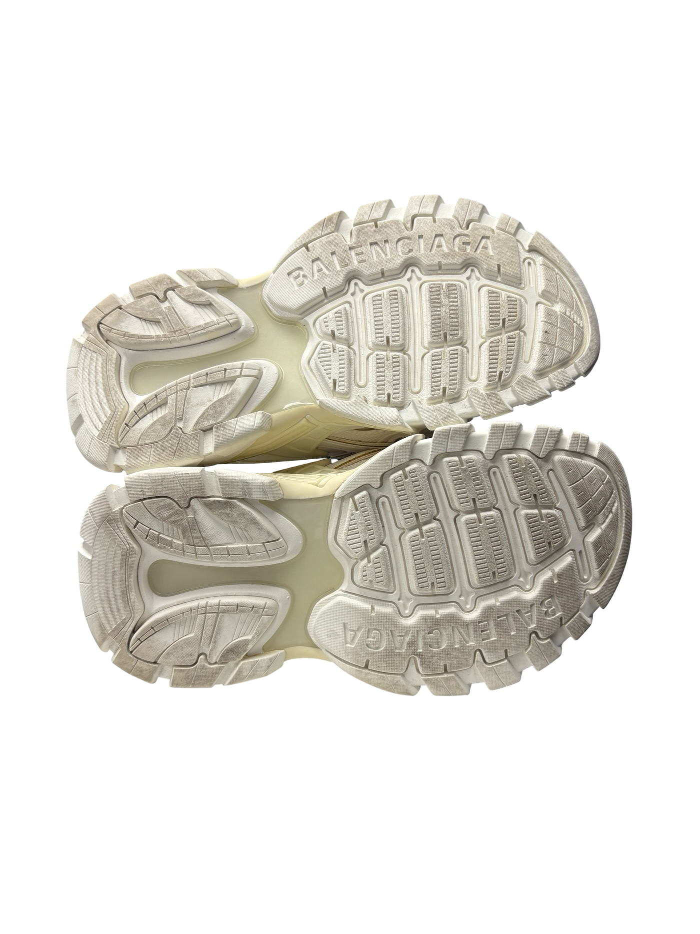 Balenciaga Track Slides White