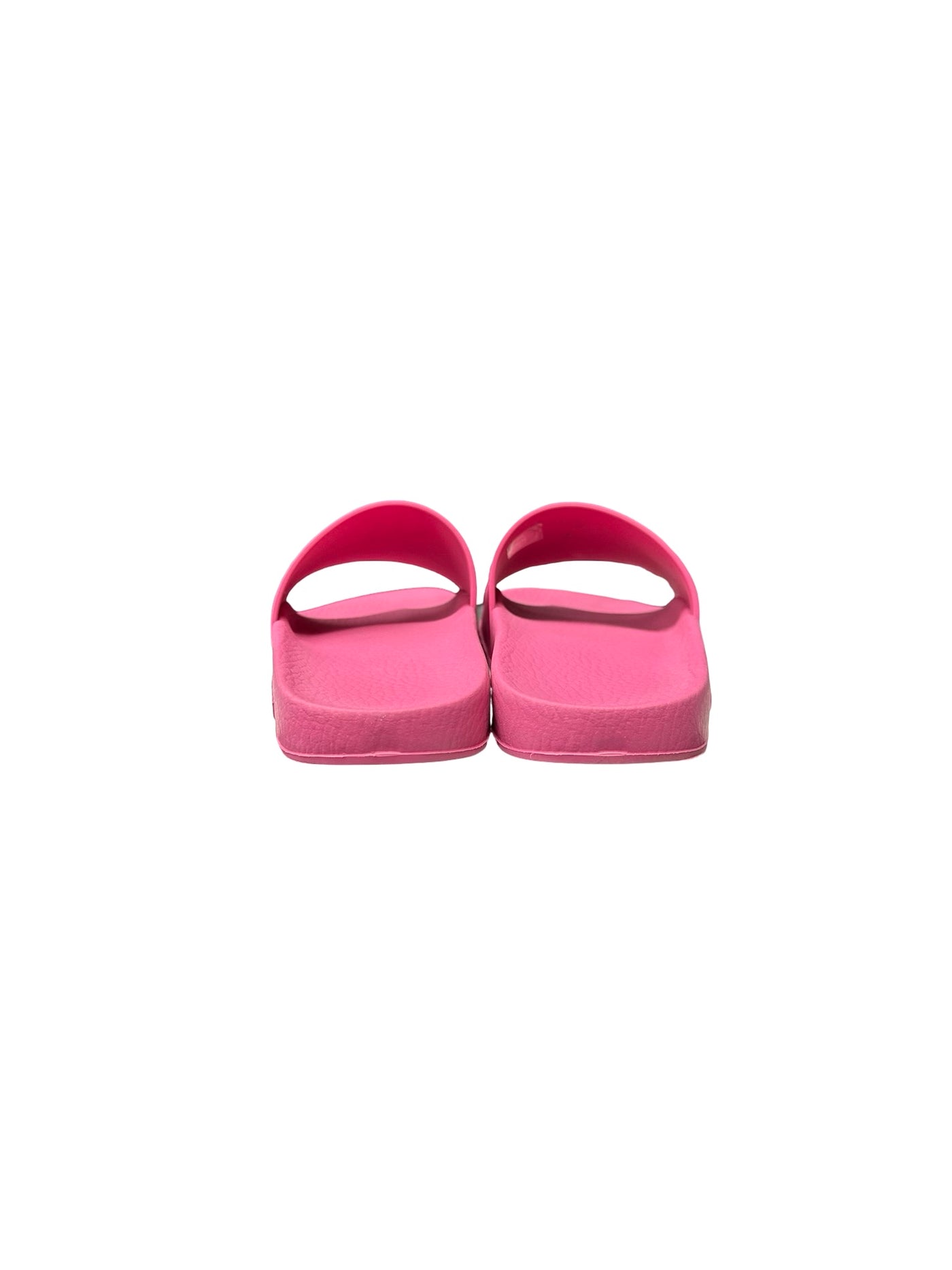 Gucci Pink Rubber Slides