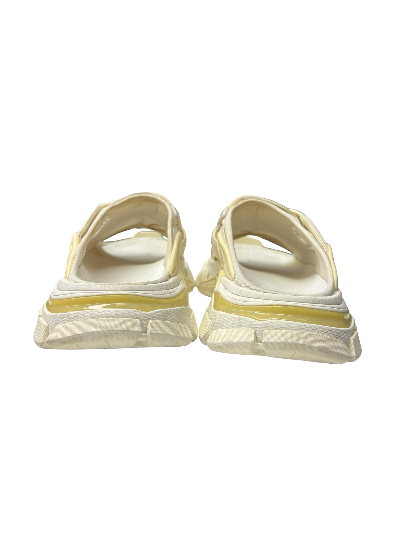 Balenciaga Track Slides White