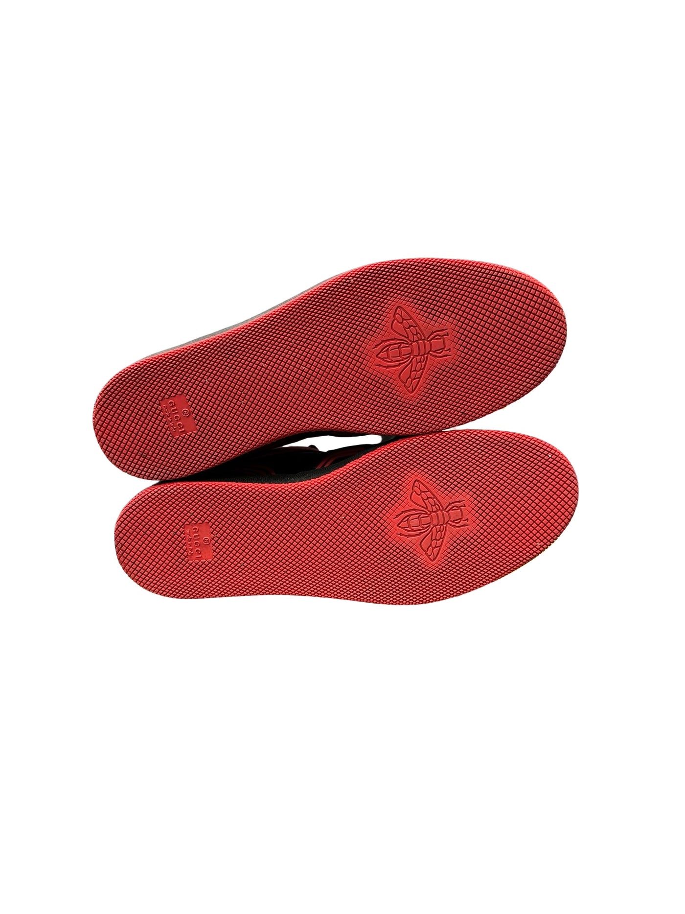 Gucci Basket Sneakers 'Black Red'