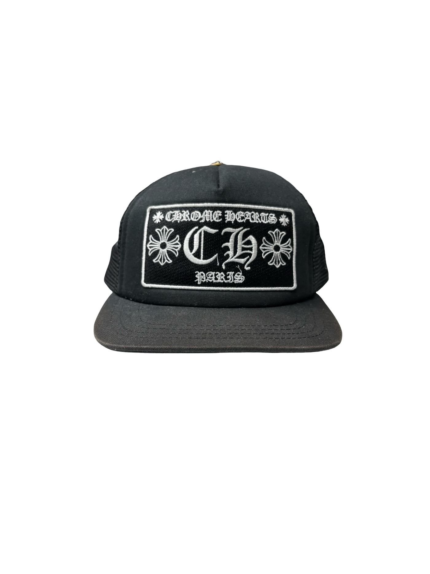 Chrome Hearts Paris Trucker Hat Black