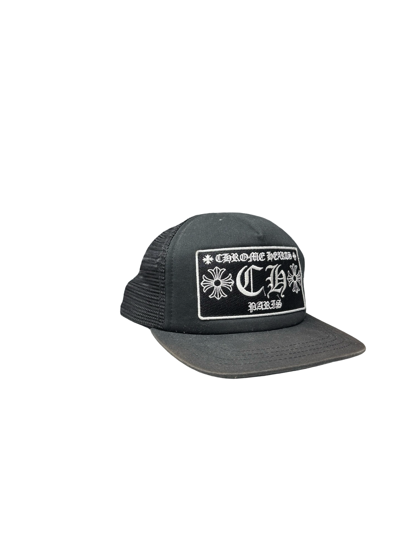 Chrome Hearts Paris Trucker Hat Black