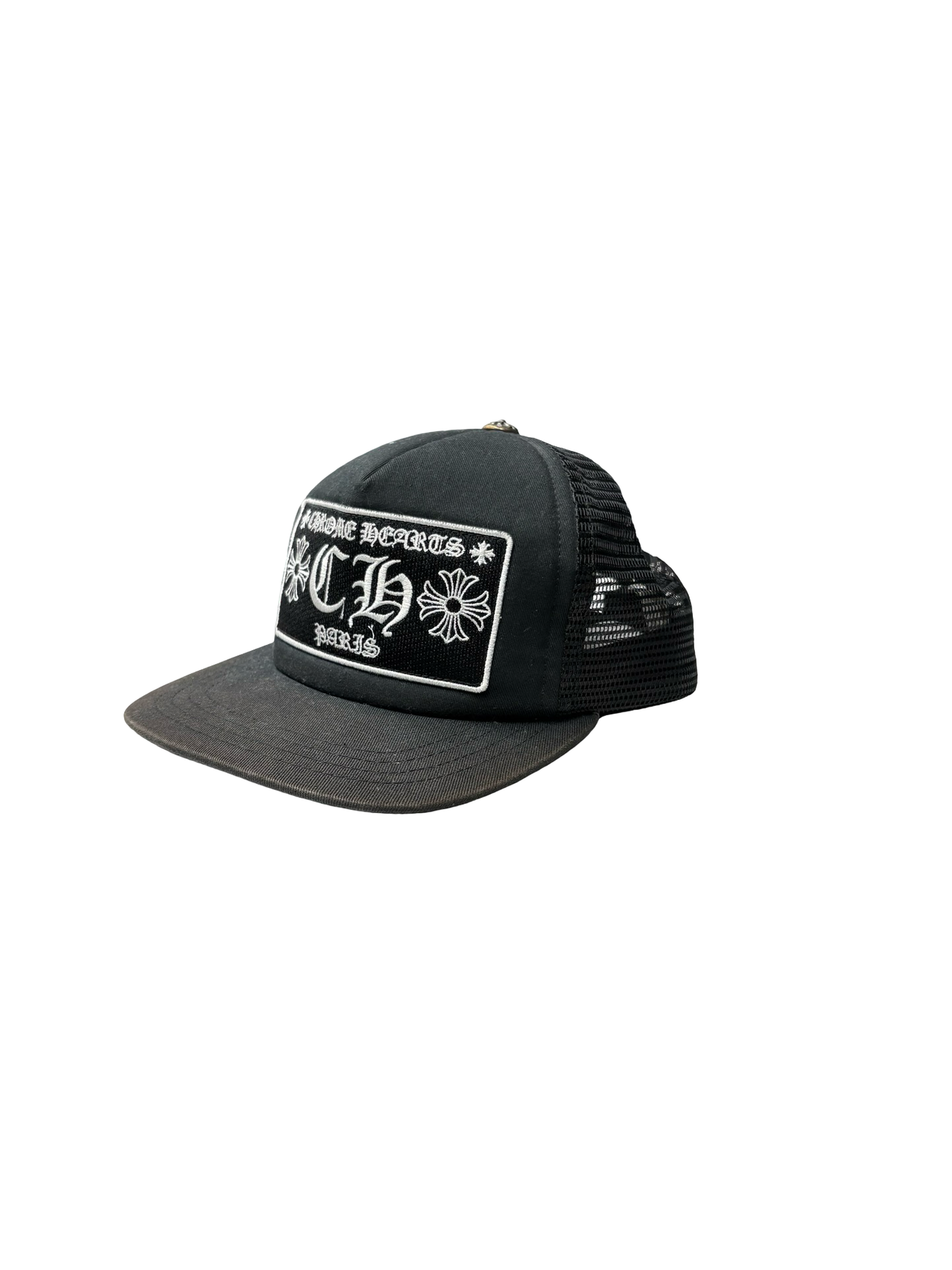 Chrome Hearts Paris Trucker Hat Black