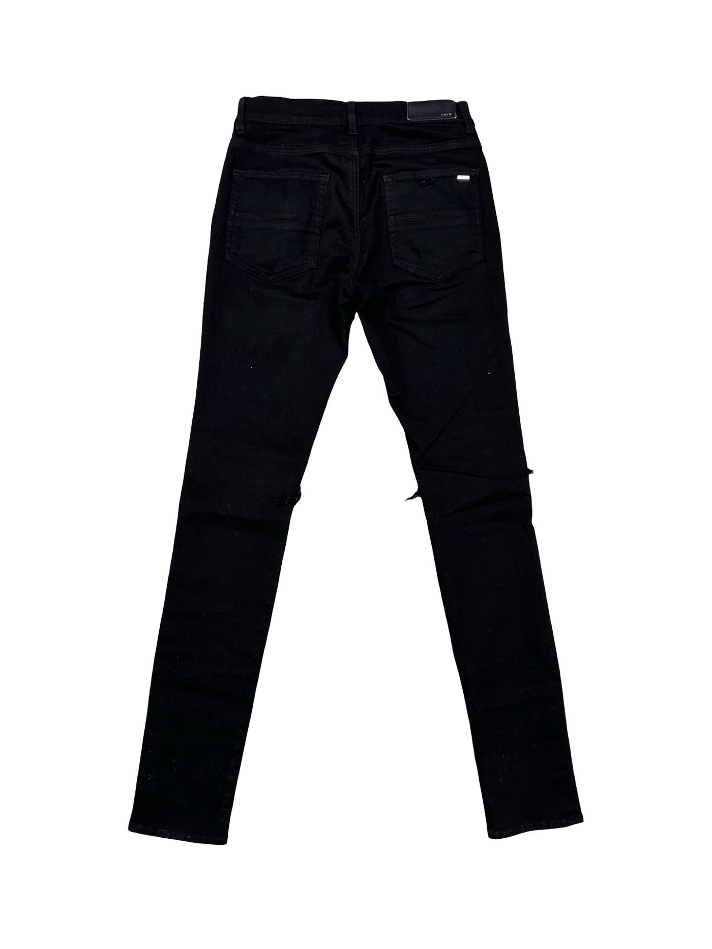 Amiri MX1 Distressed Skinny Jeans Black