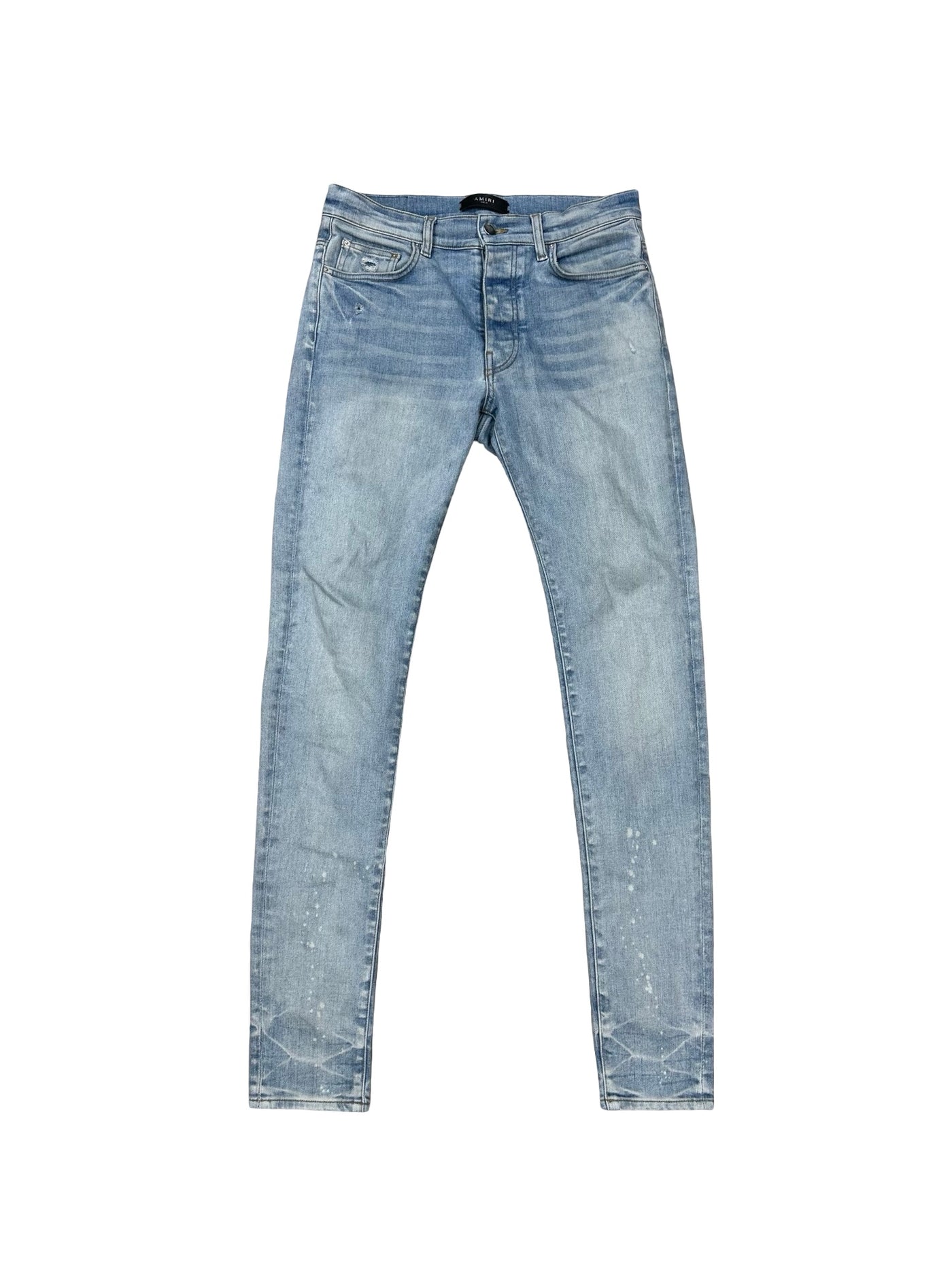 Amiri Distressed Jeans Indigo Blue