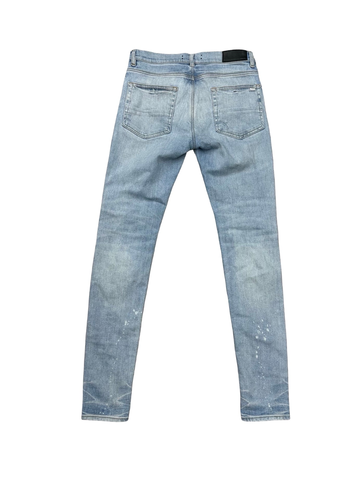 Amiri Distressed Jeans Indigo Blue