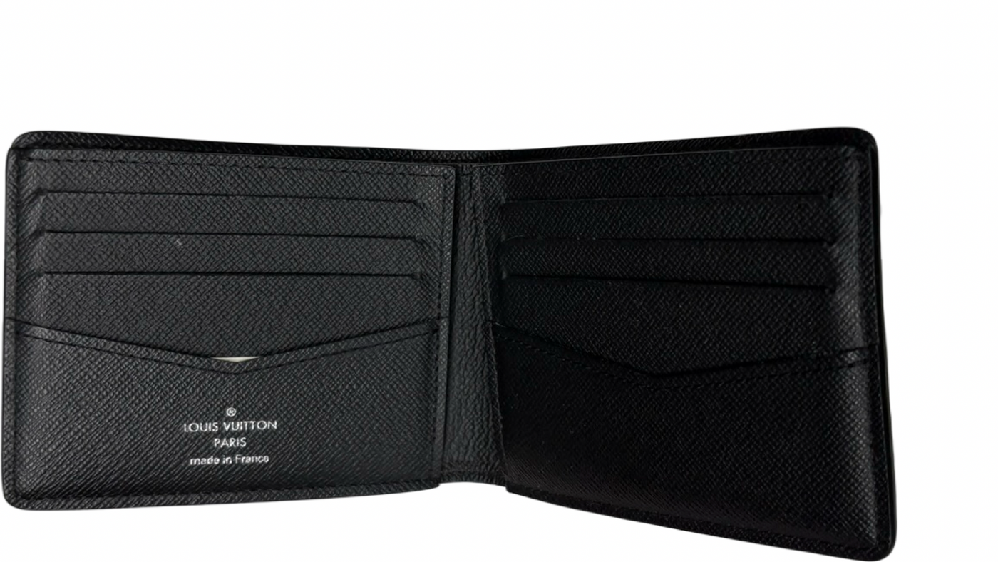 LV Damier Graphite Wallet Black Grey