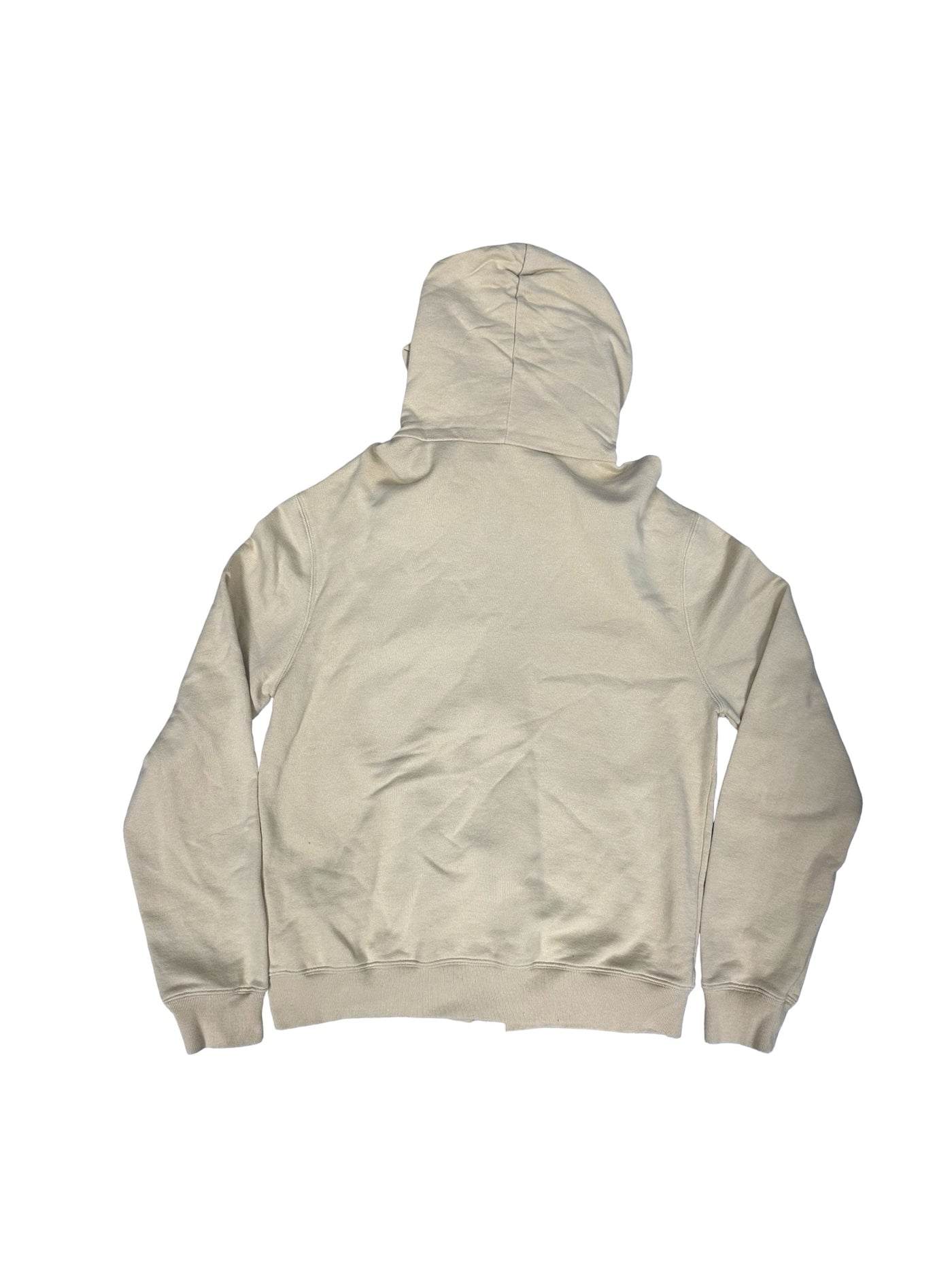 Lanvin Printed Zip Up Hoodie Beige