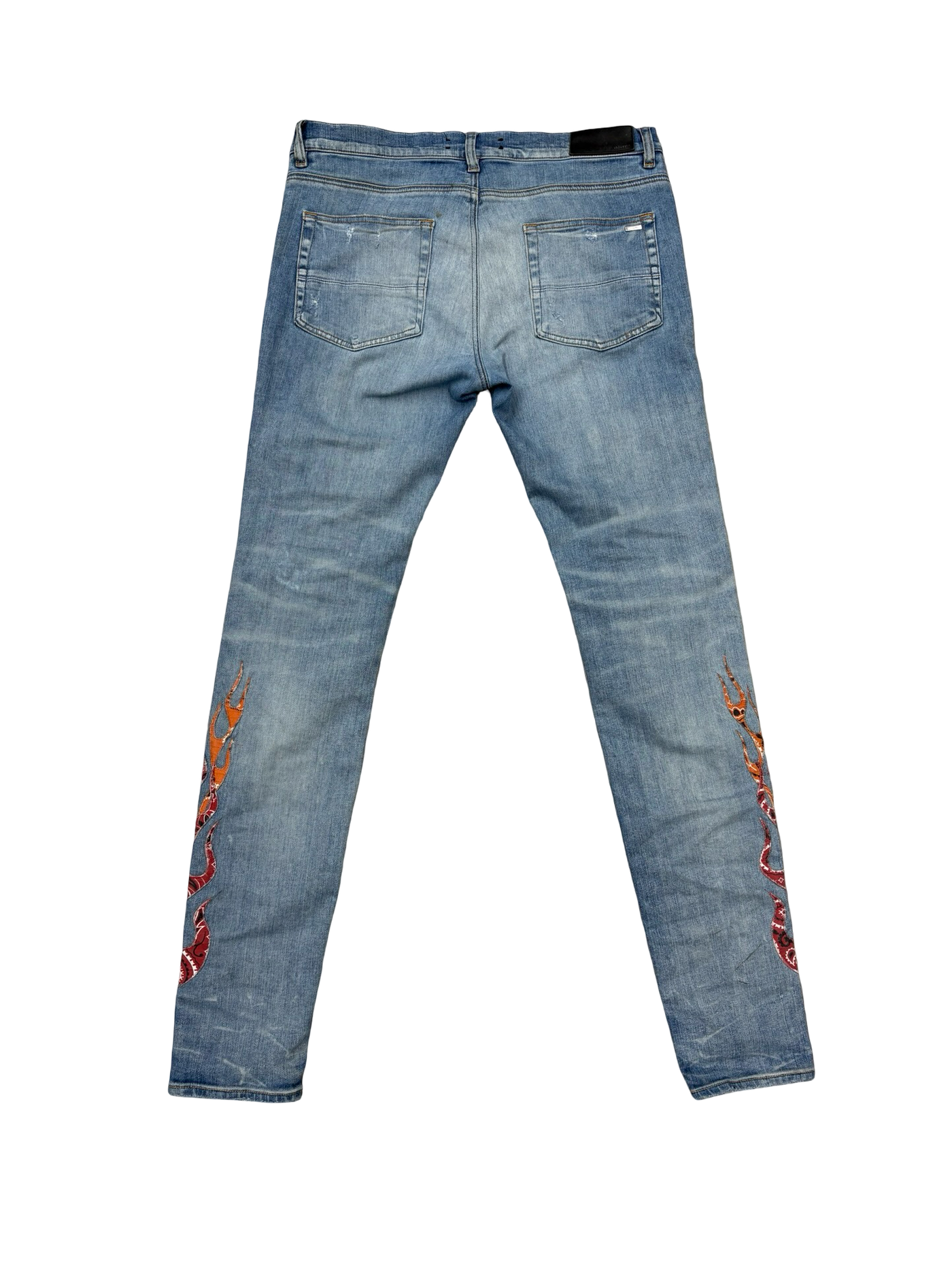Amiri Bandana Flame Jeans