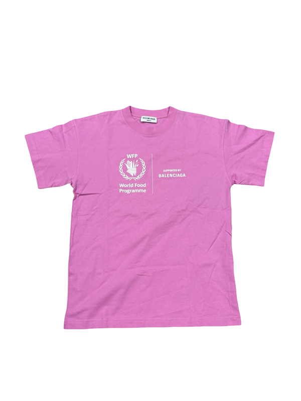 Balenciaga WFP Charity T-Shirt Pink