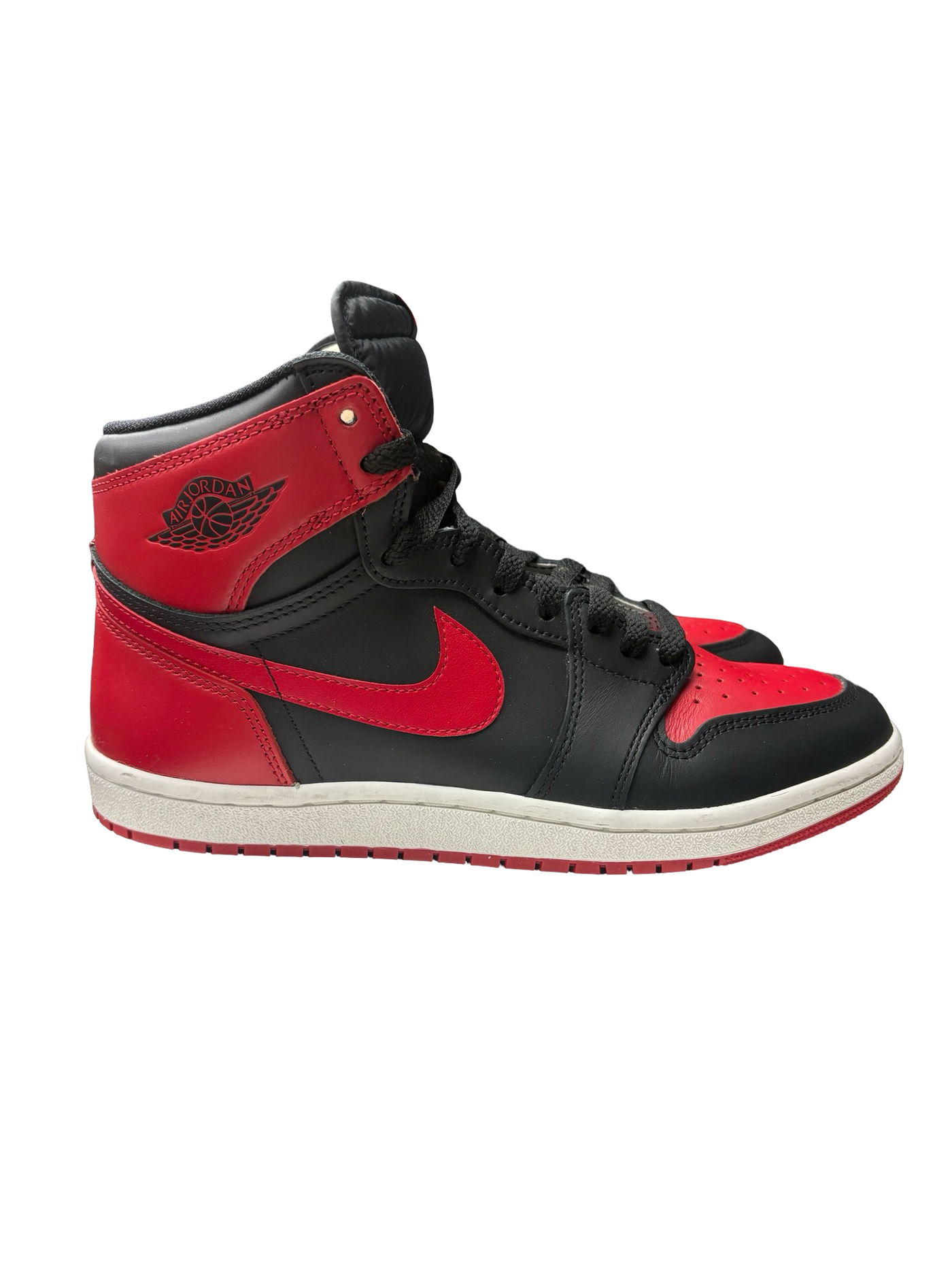 Nike Air Jordan 1 Retro High OG Bred Sneakers Red Black