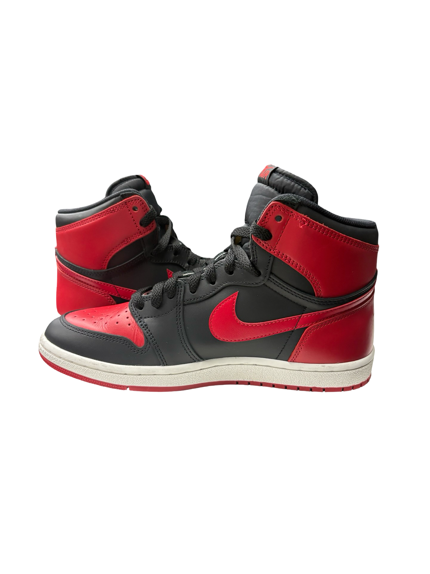 Nike Air Jordan 1 Retro High OG Bred Sneakers Red Black