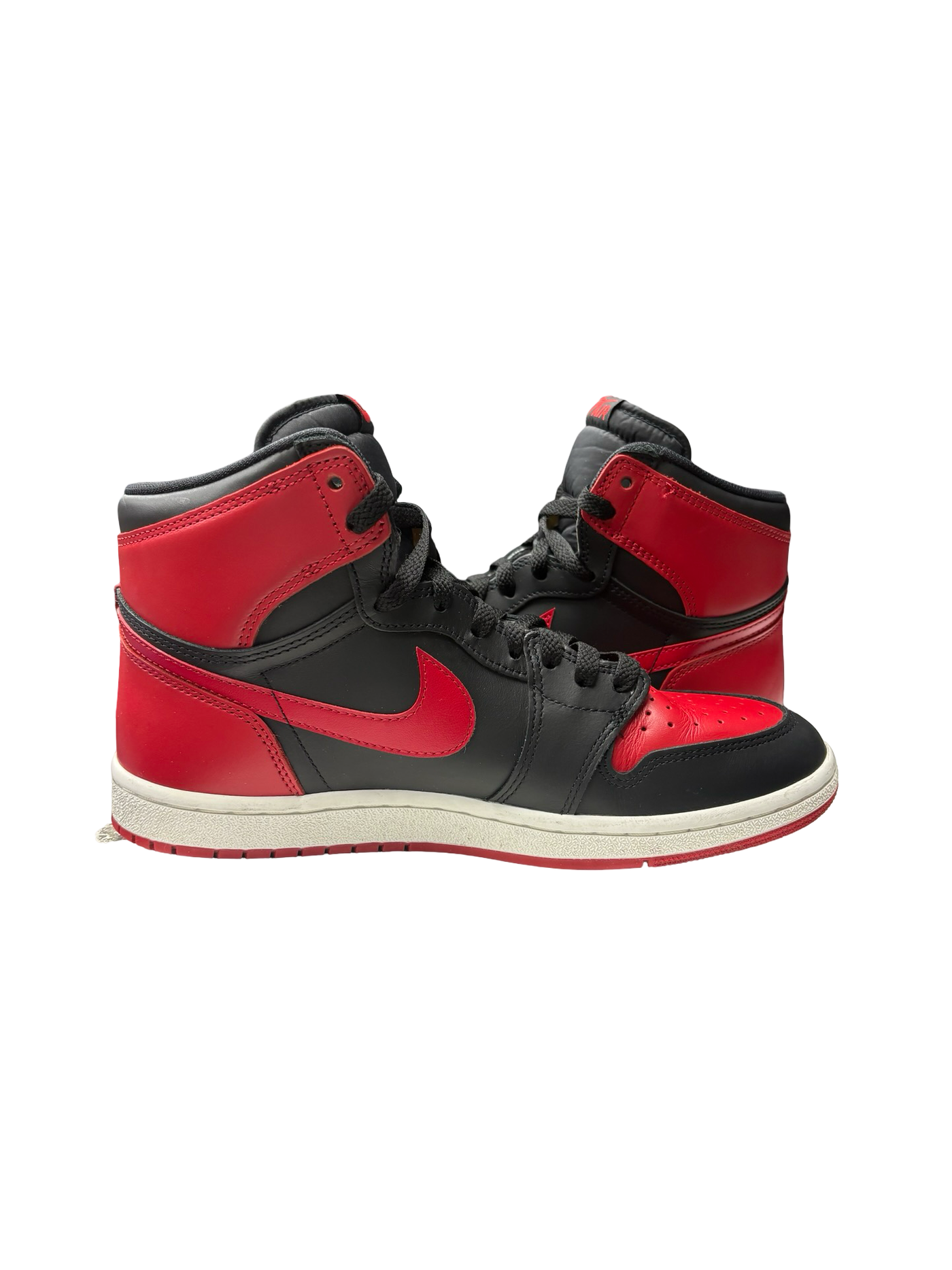 Nike Air Jordan 1 Retro High OG Bred Sneakers Red Black