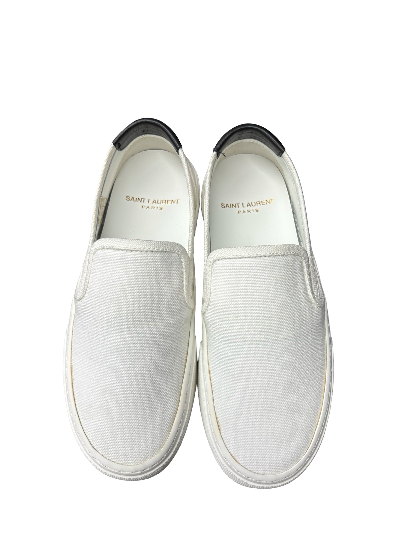 Saint Laurent Venice Slip-On Sneakers White