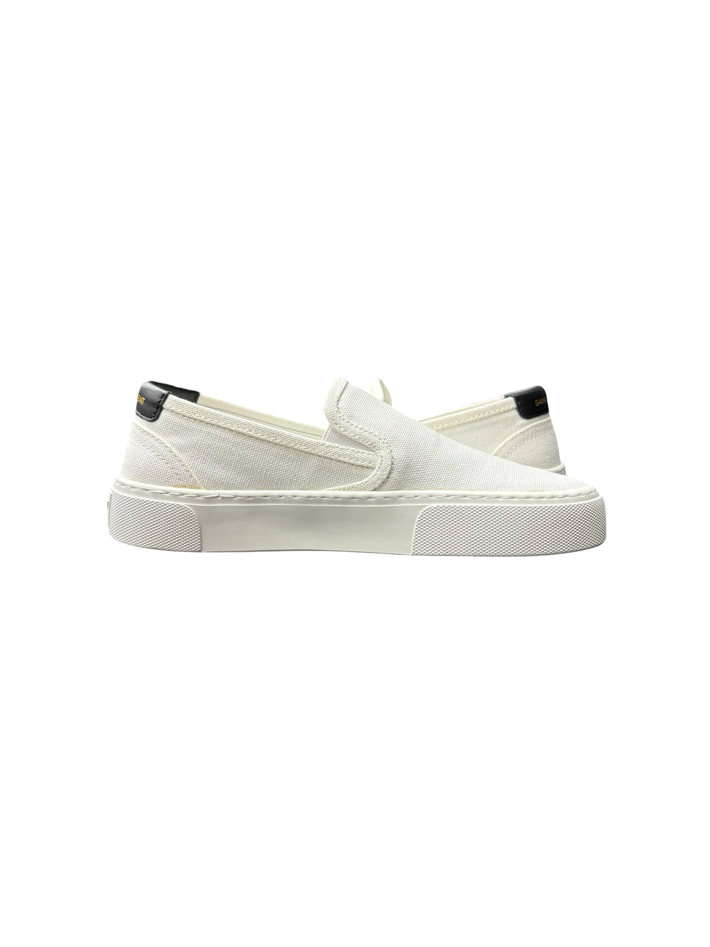 Saint Laurent Venice Slip-On Sneakers White