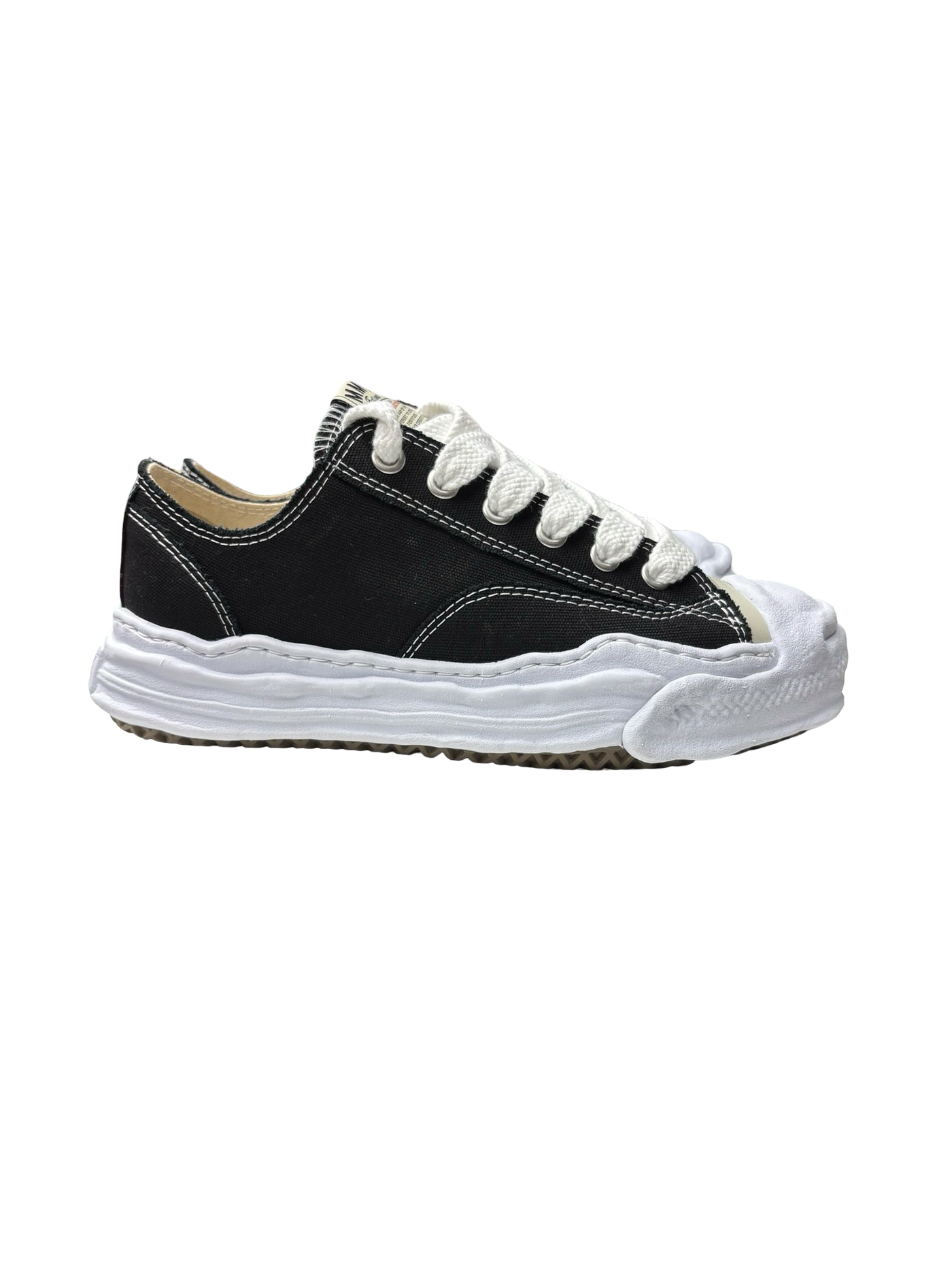 Maison Mihara Yasuhiro Hank OG Sole Canvas Low Sneakers Black