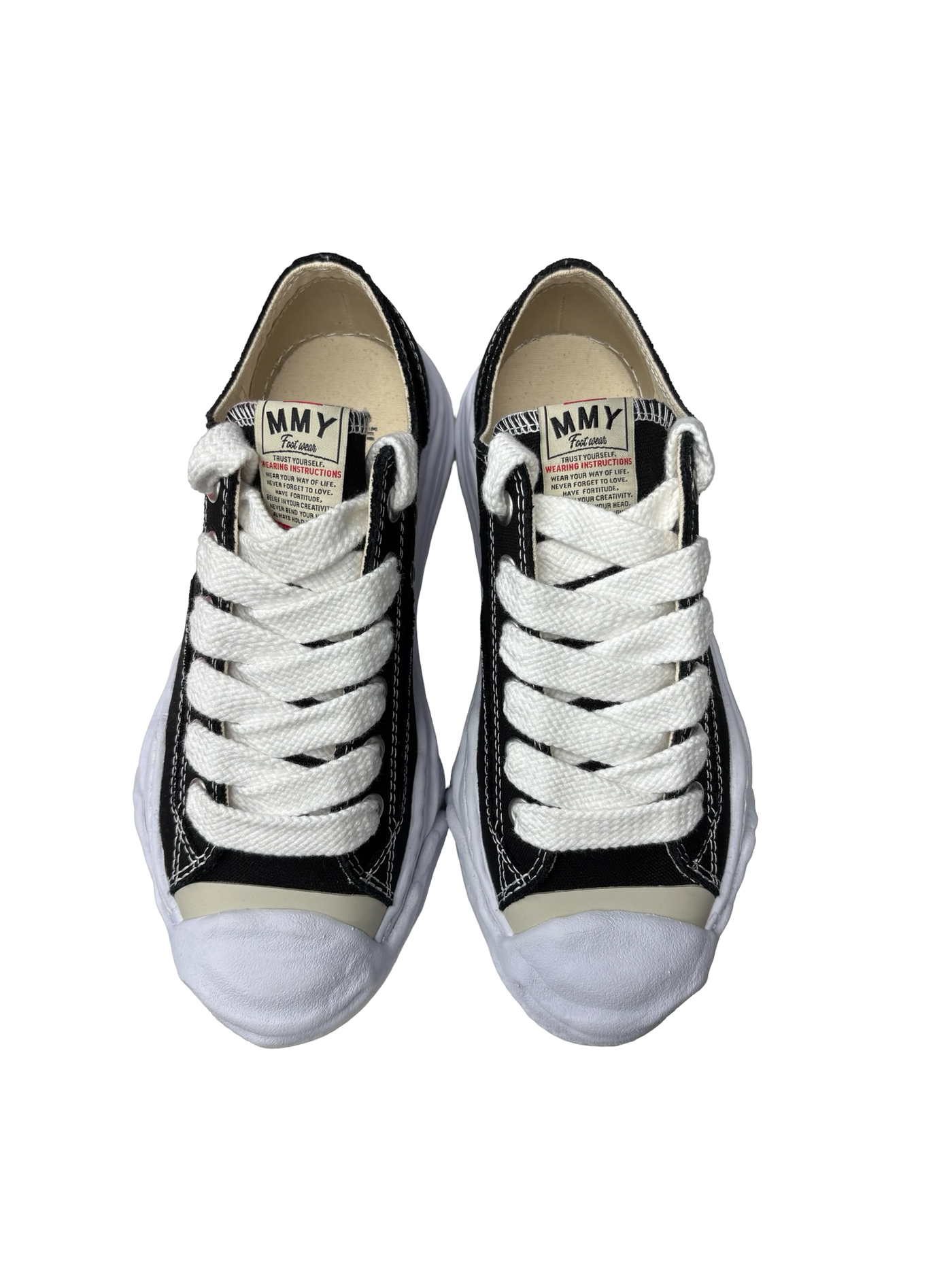 Maison Mihara Yasuhiro Hank OG Sole Canvas Low Sneakers Black