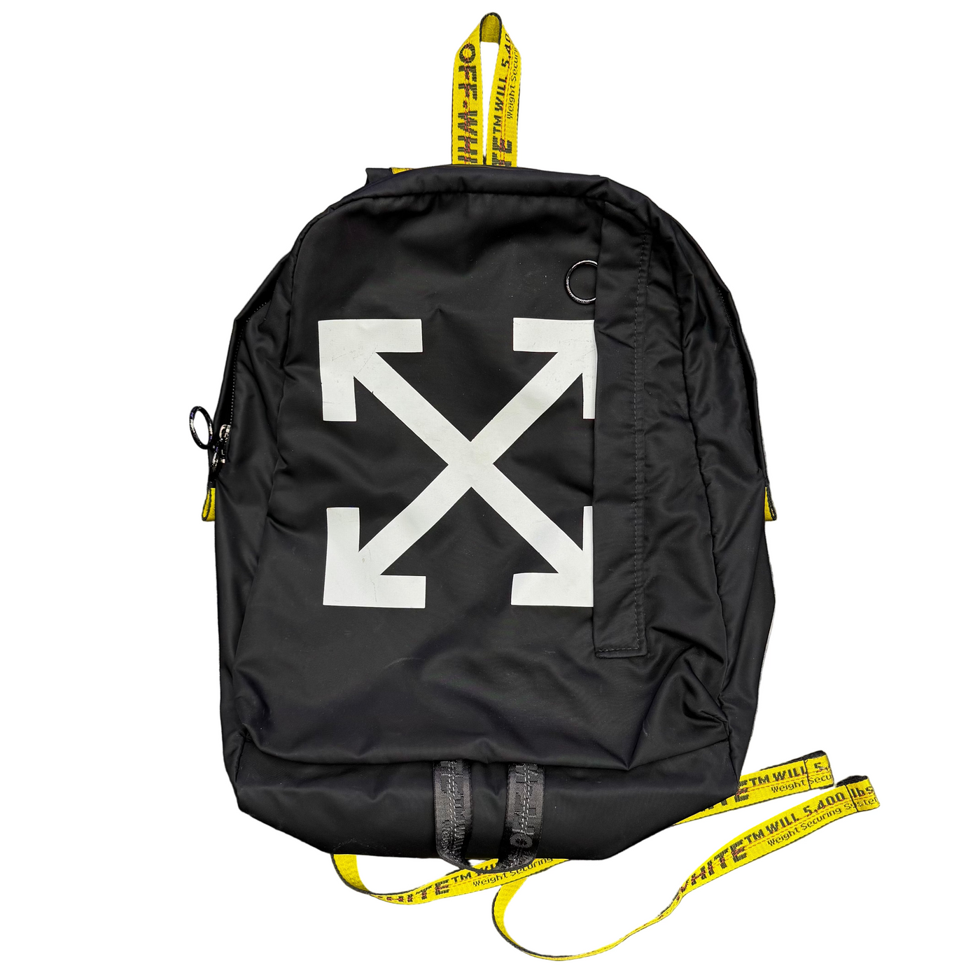 Off-White Arrow Print Backpack Black