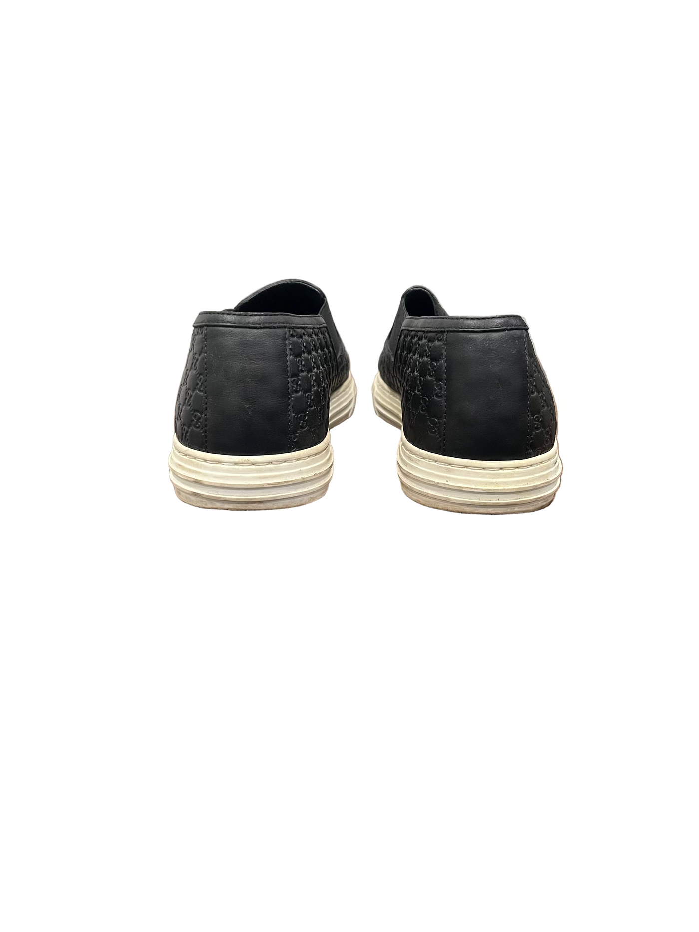 Gucci Monogram Leather Slip on