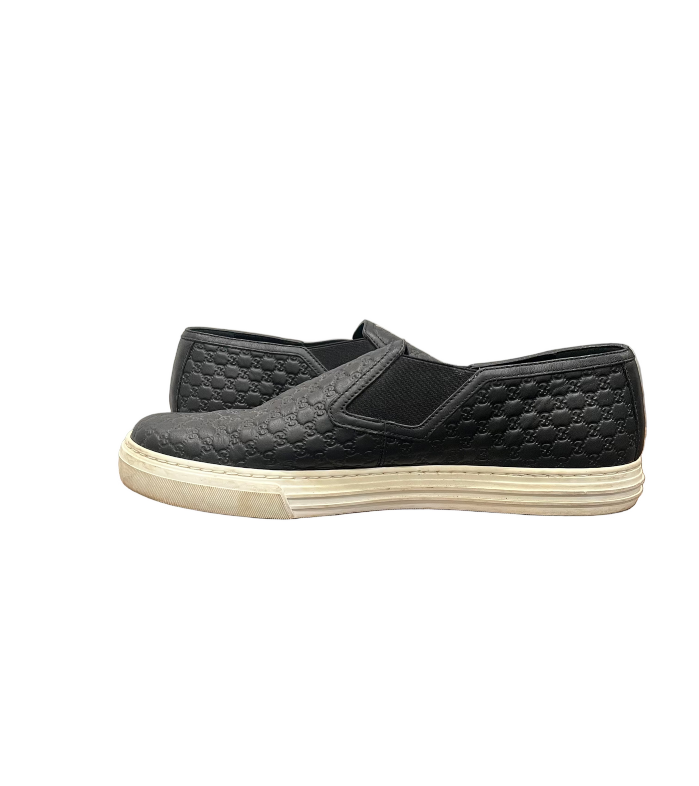Gucci Monogram Leather Slip on