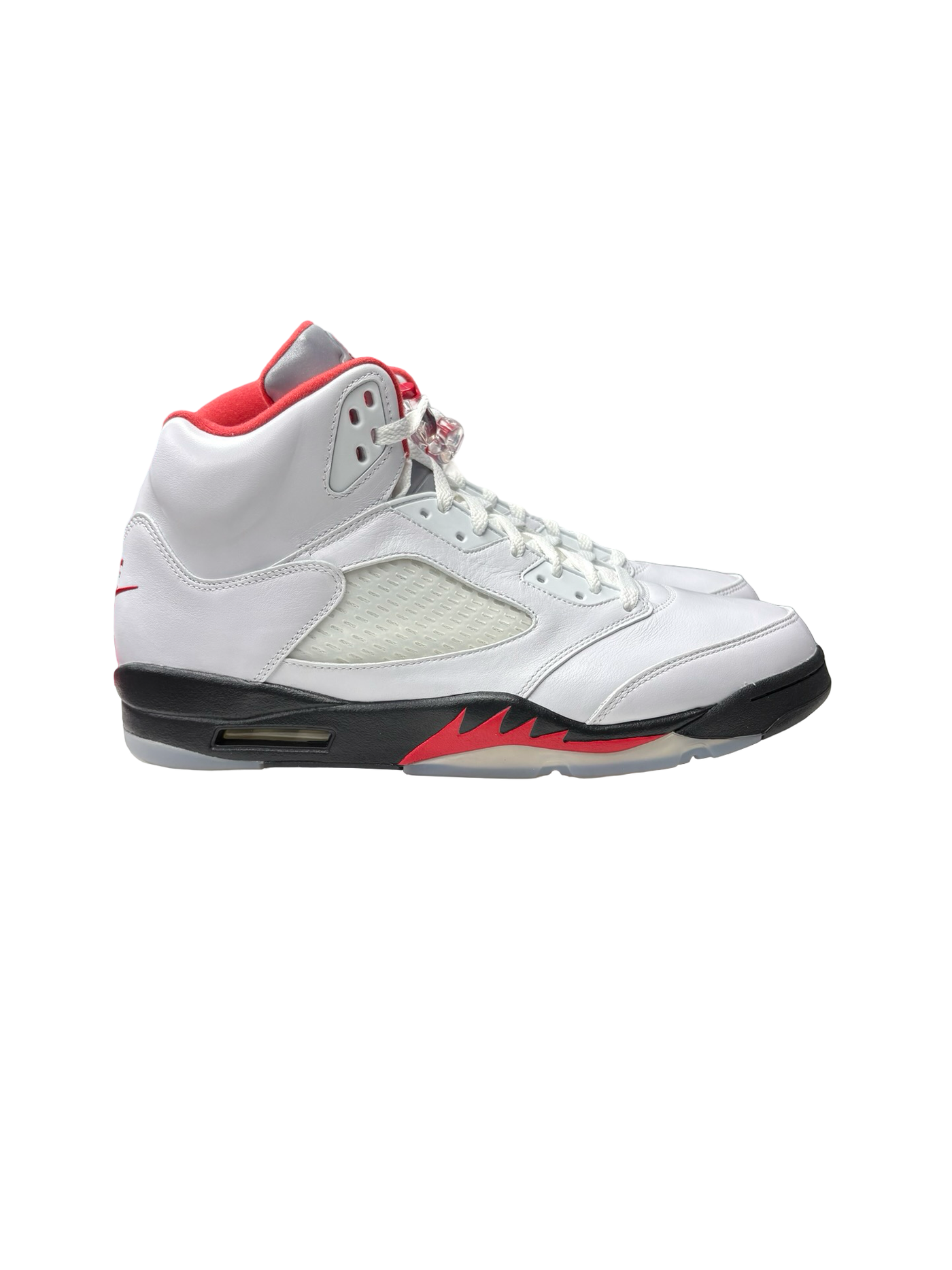 Nike Air Jordan 5 Retro Sneakers Fire Red Silver