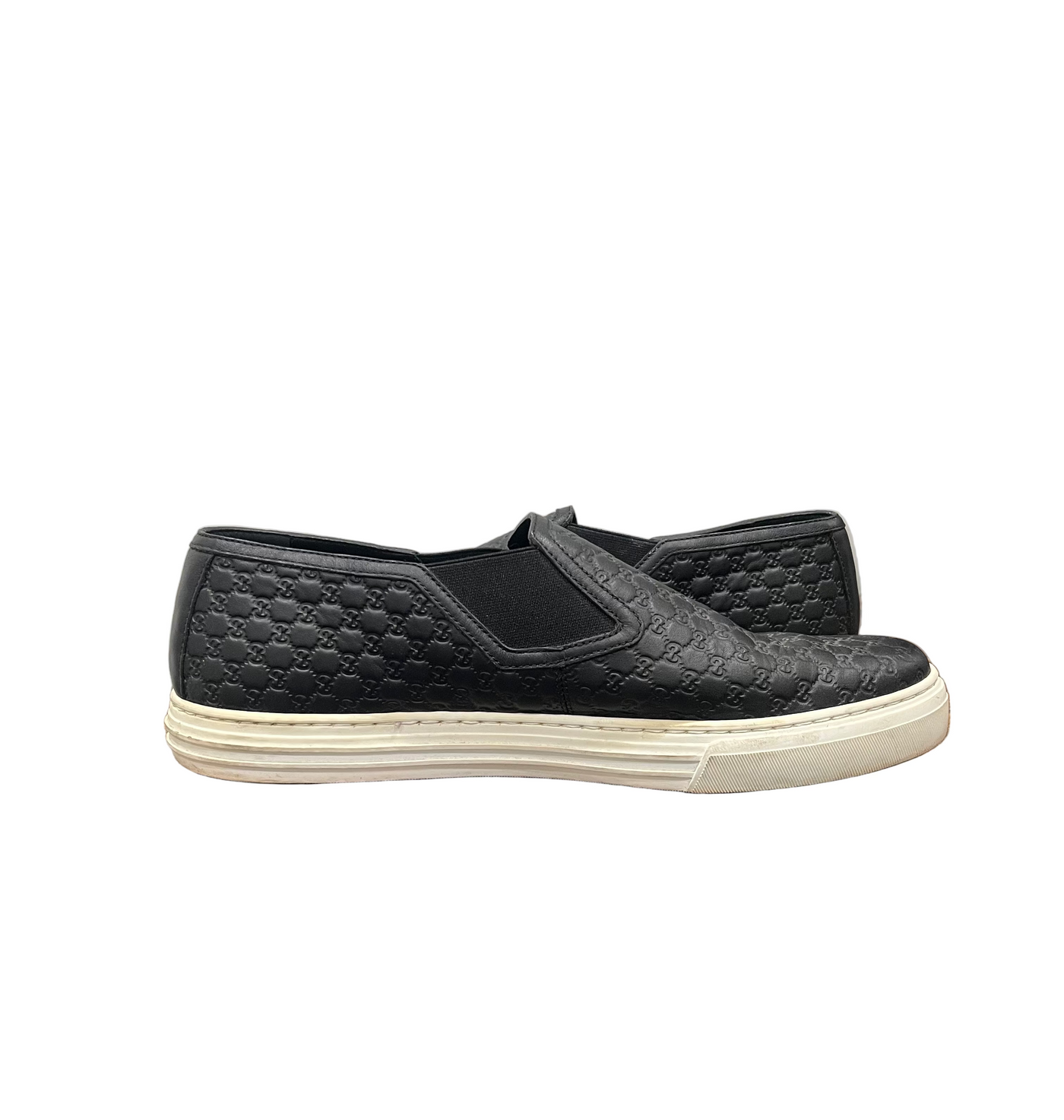 Gucci Monogram Leather Slip on