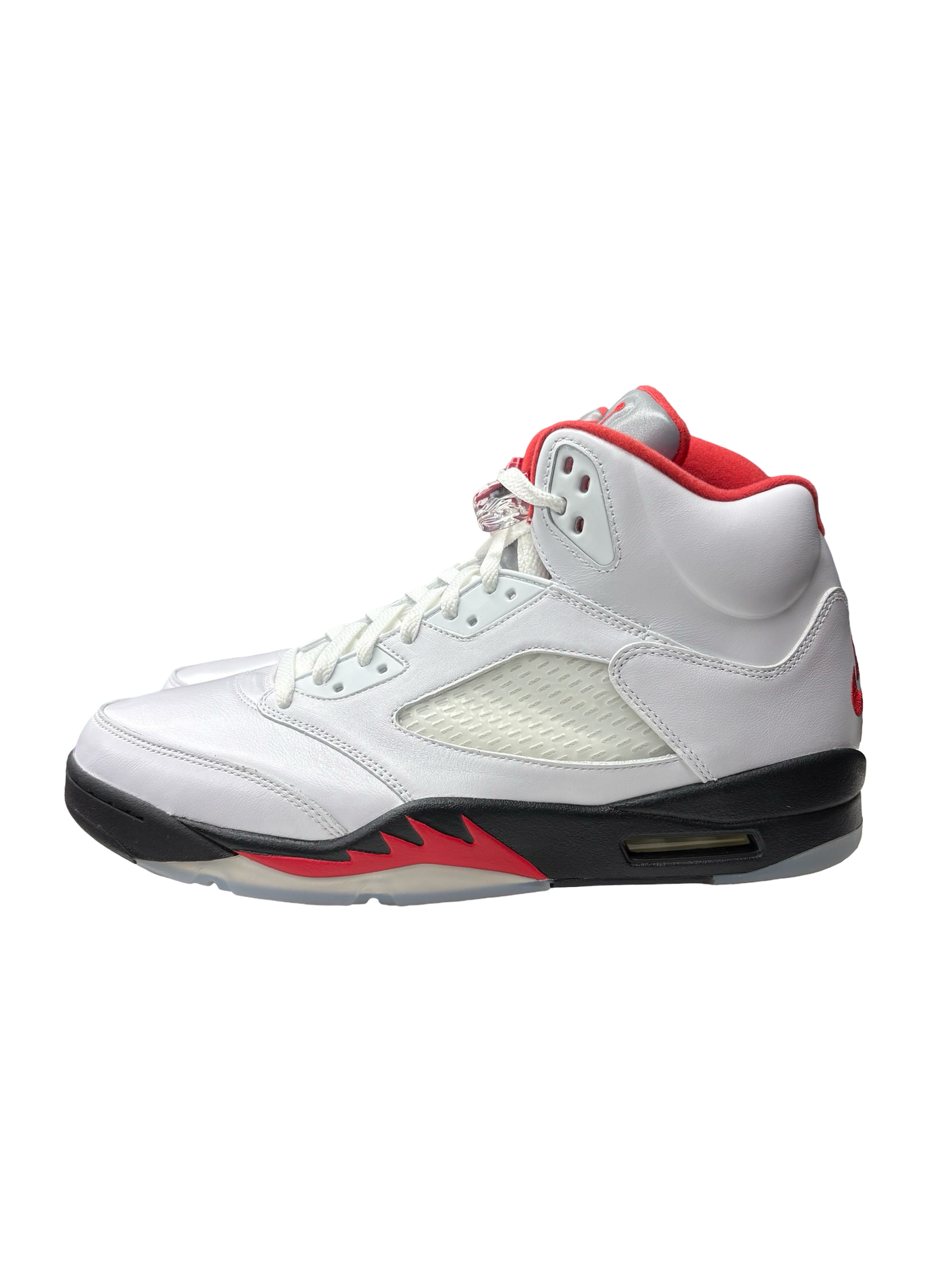 Nike Air Jordan 5 Retro Sneakers Fire Red Silver