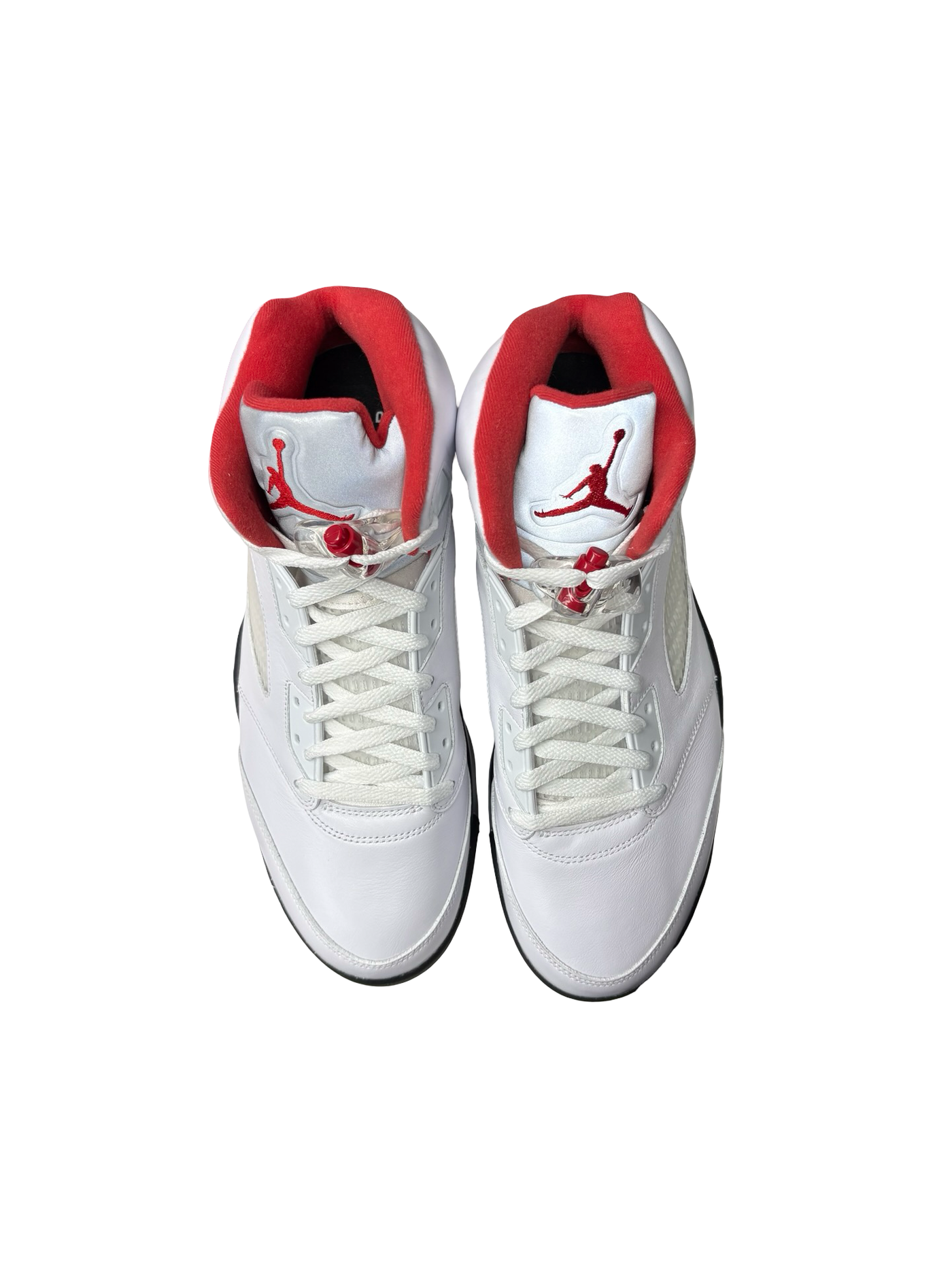 Nike Air Jordan 5 Retro Sneakers Fire Red Silver